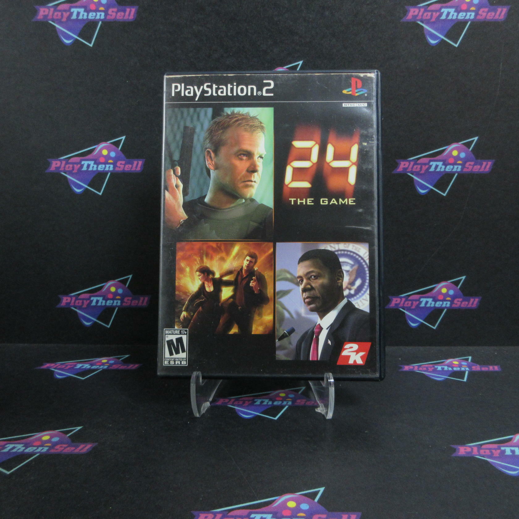 24 the Game PS2 PlayStation 2 Complete - Very Good