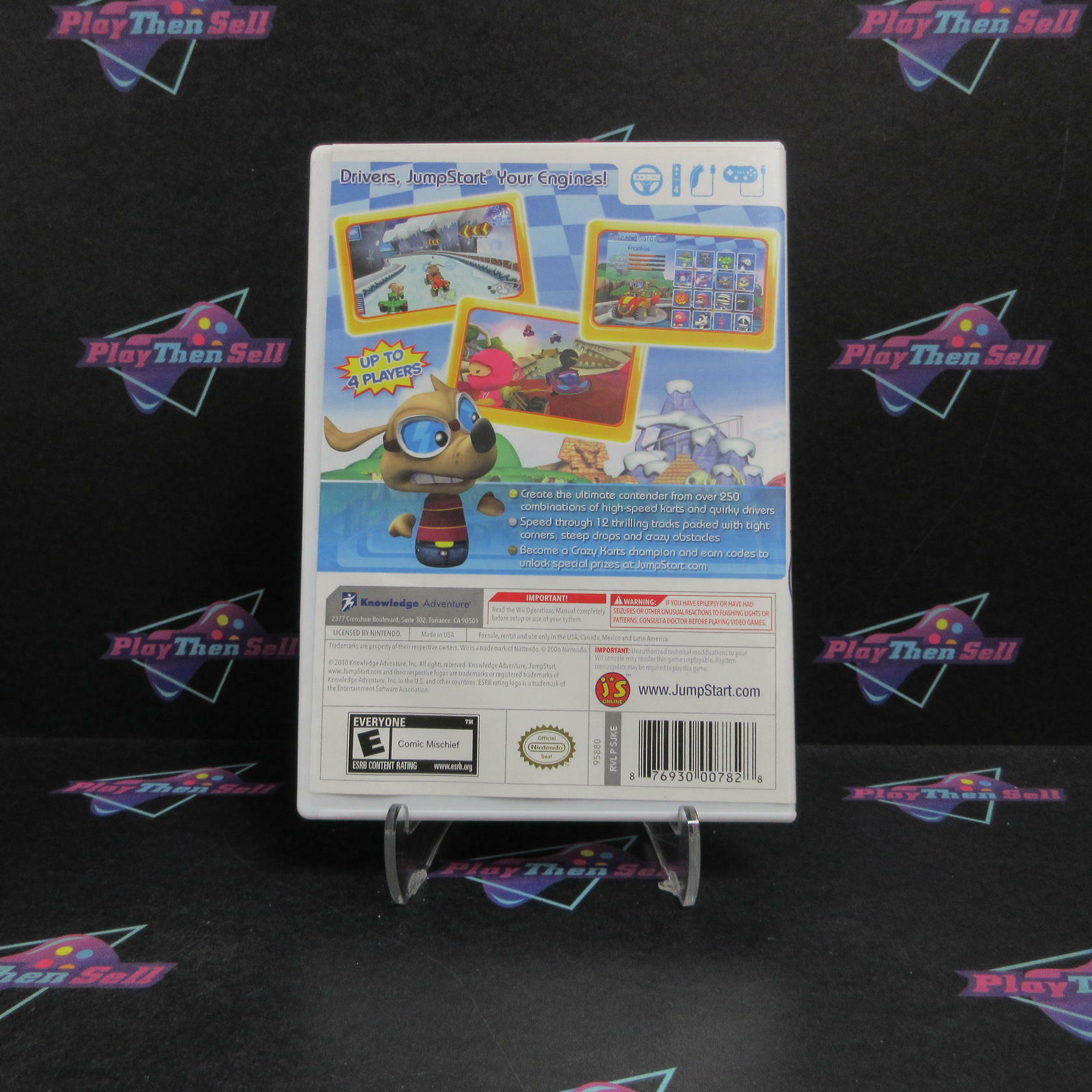 Jump Start Crazy Karts Nintendo Wii Complete - Refurbished