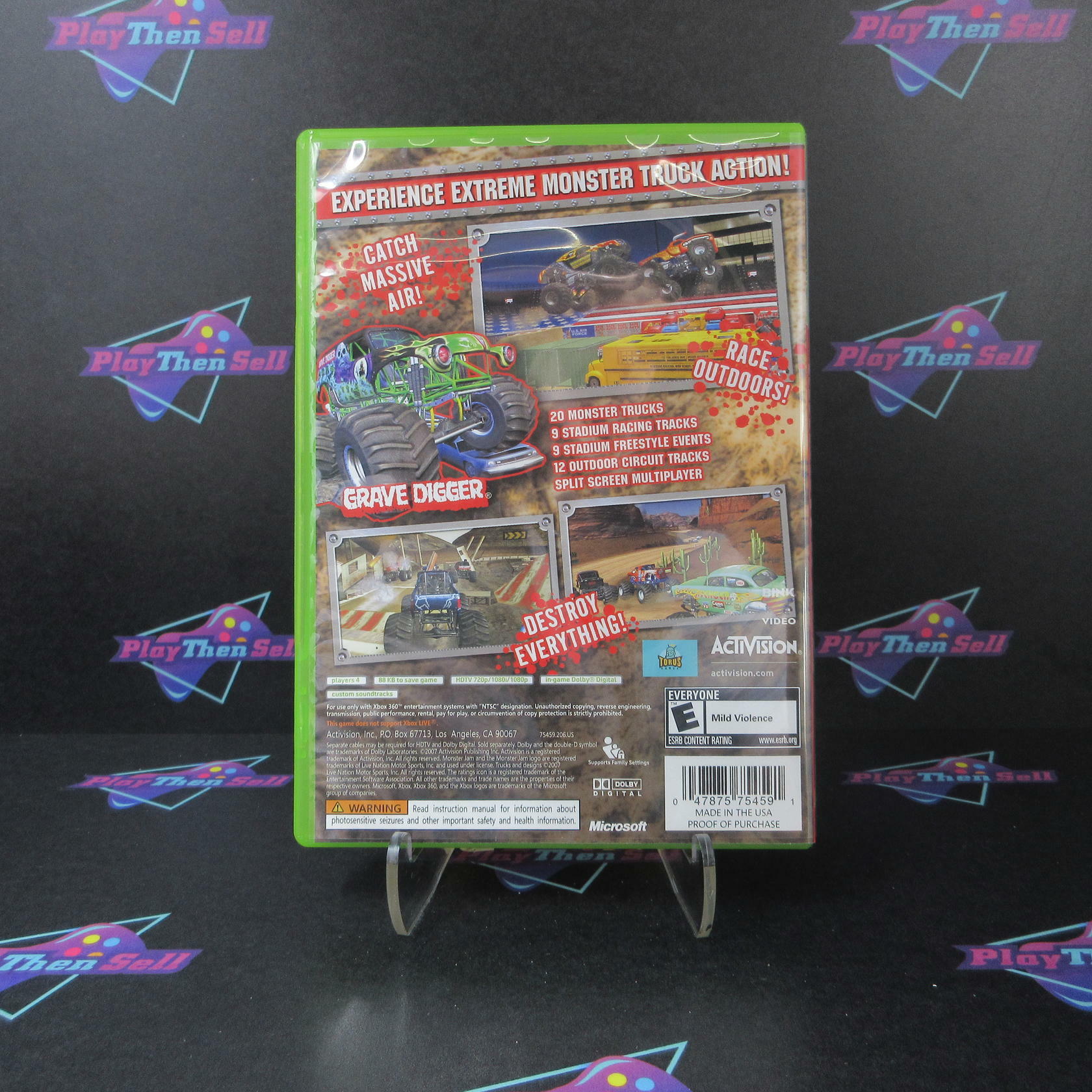 Monster Jam Xbox 360 - Very Good