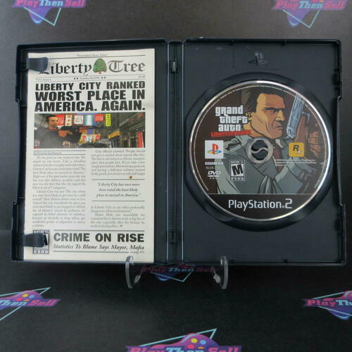 Grand Theft Auto Liberty City Stories PS2 PlayStation 2 Complete - Excellent
