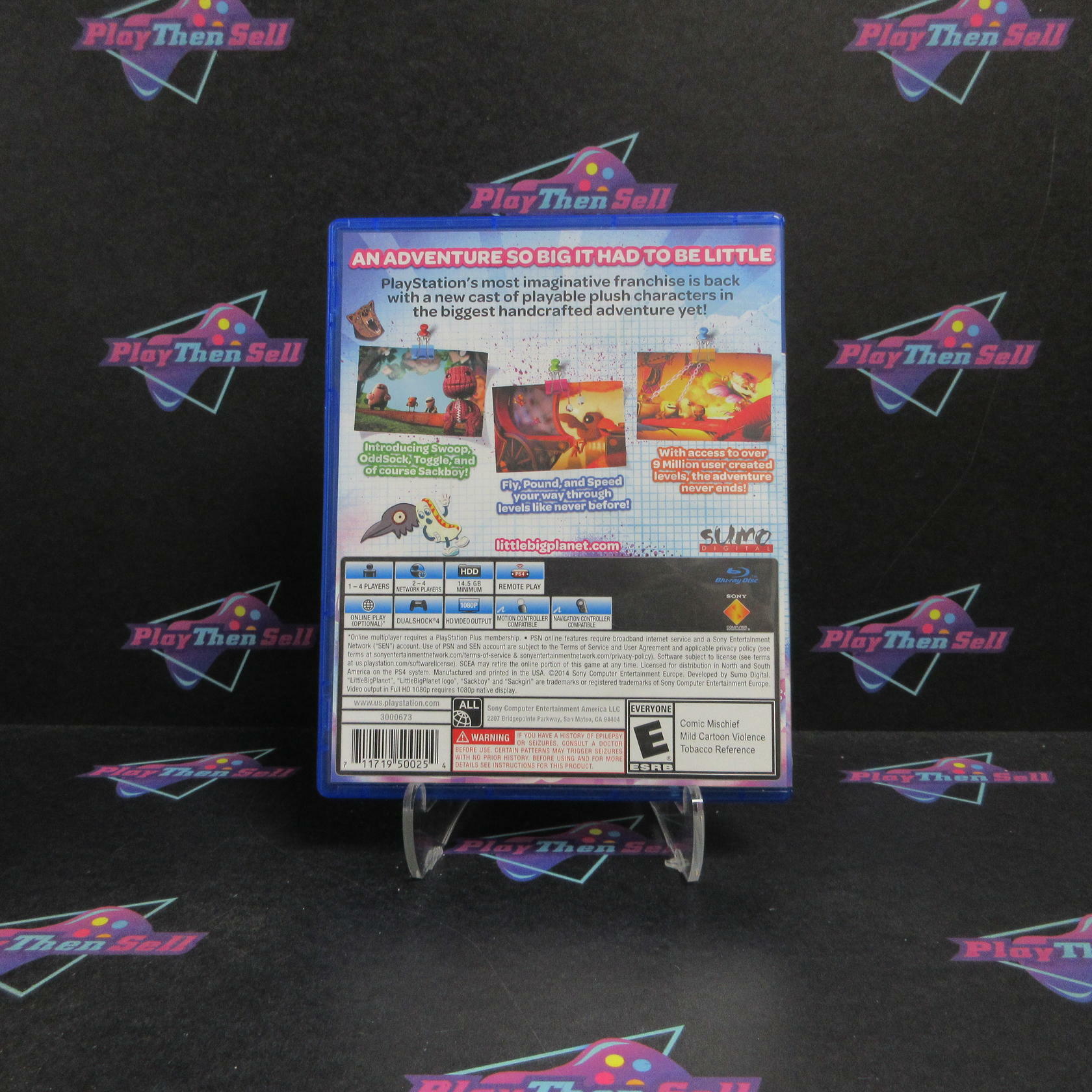 Little Big Planet 3 Day 1 Edition PS4 PlayStation 4 Complete - Refurbished