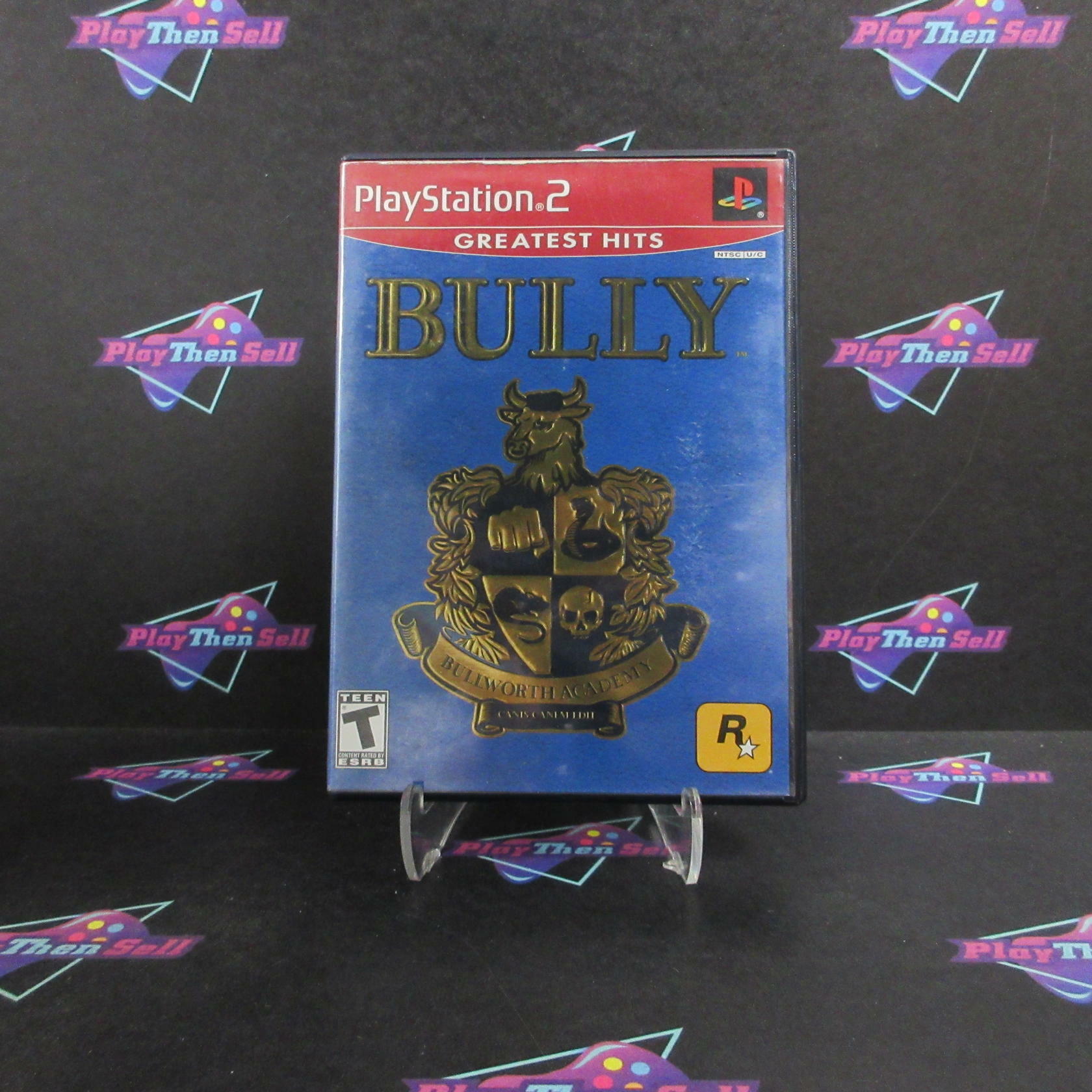 Bully PS2 PlayStation 2 GH + Poster Complete - Very Good