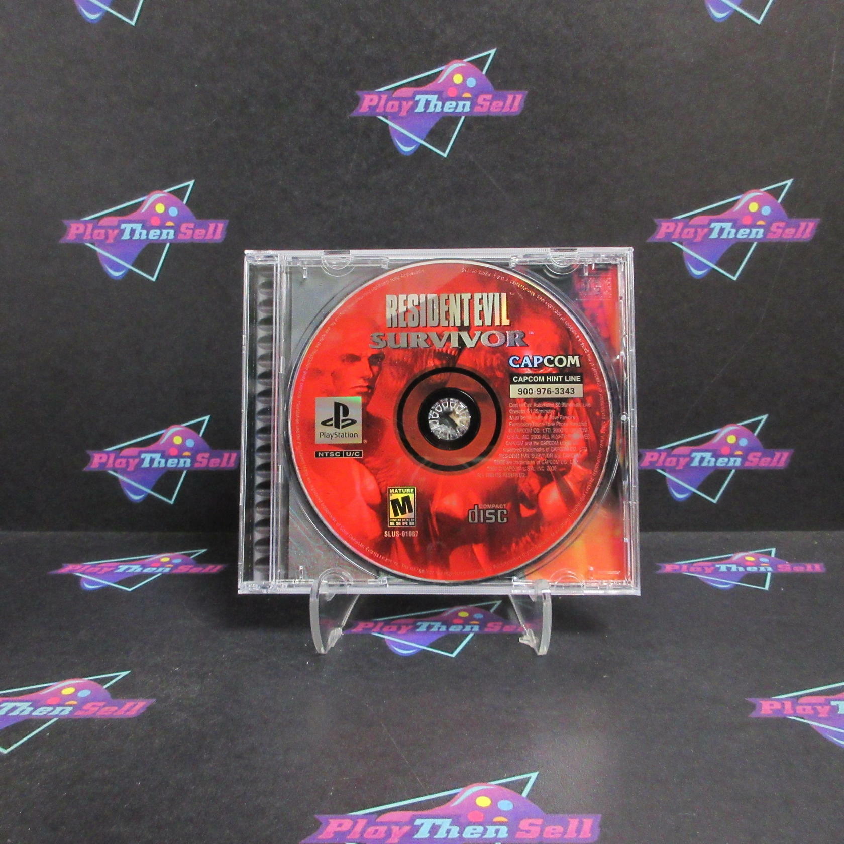 Resident Evil Survivor PS1 PlayStation 1 - Very Good