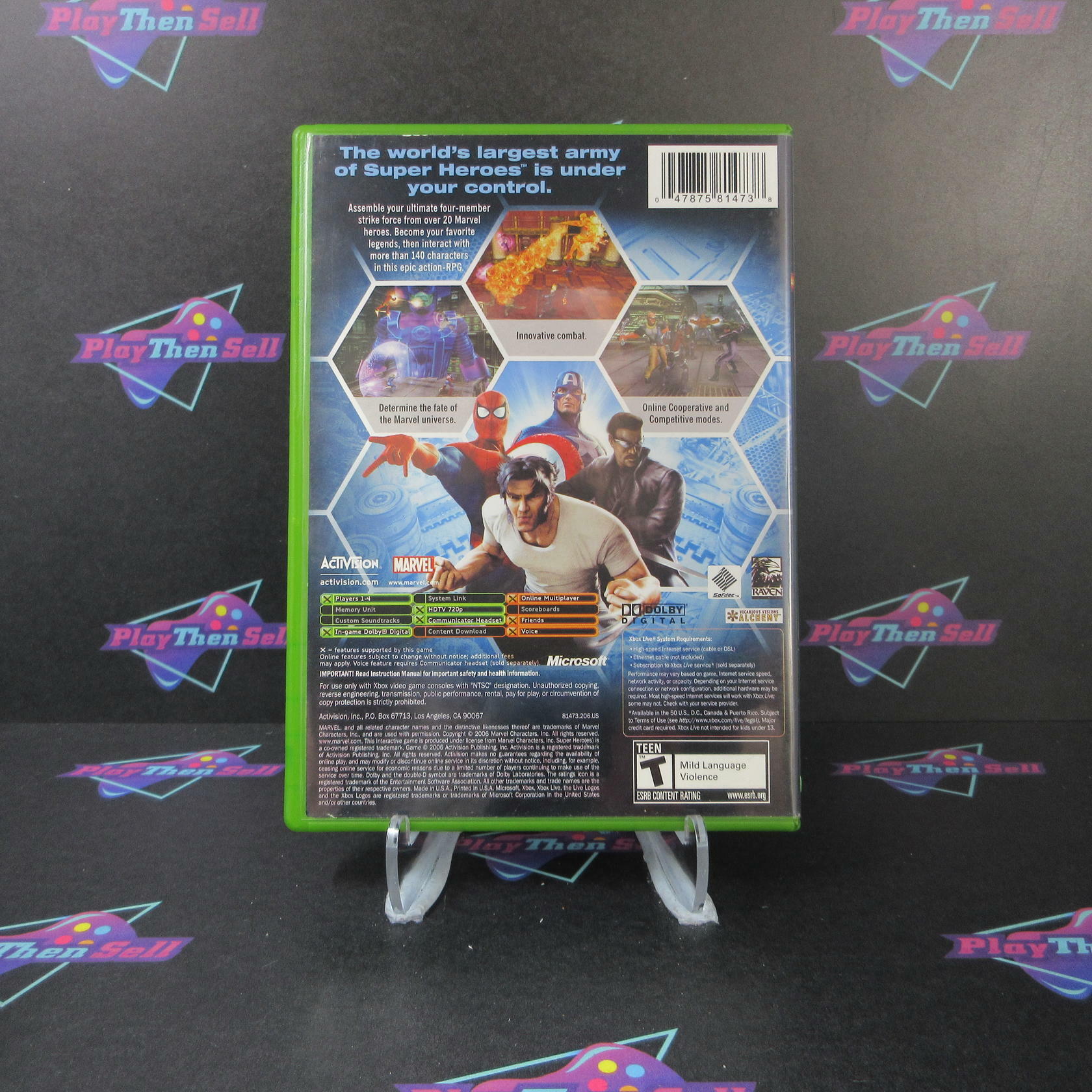 Marvel Ultimate Alliance Xbox - Very Good