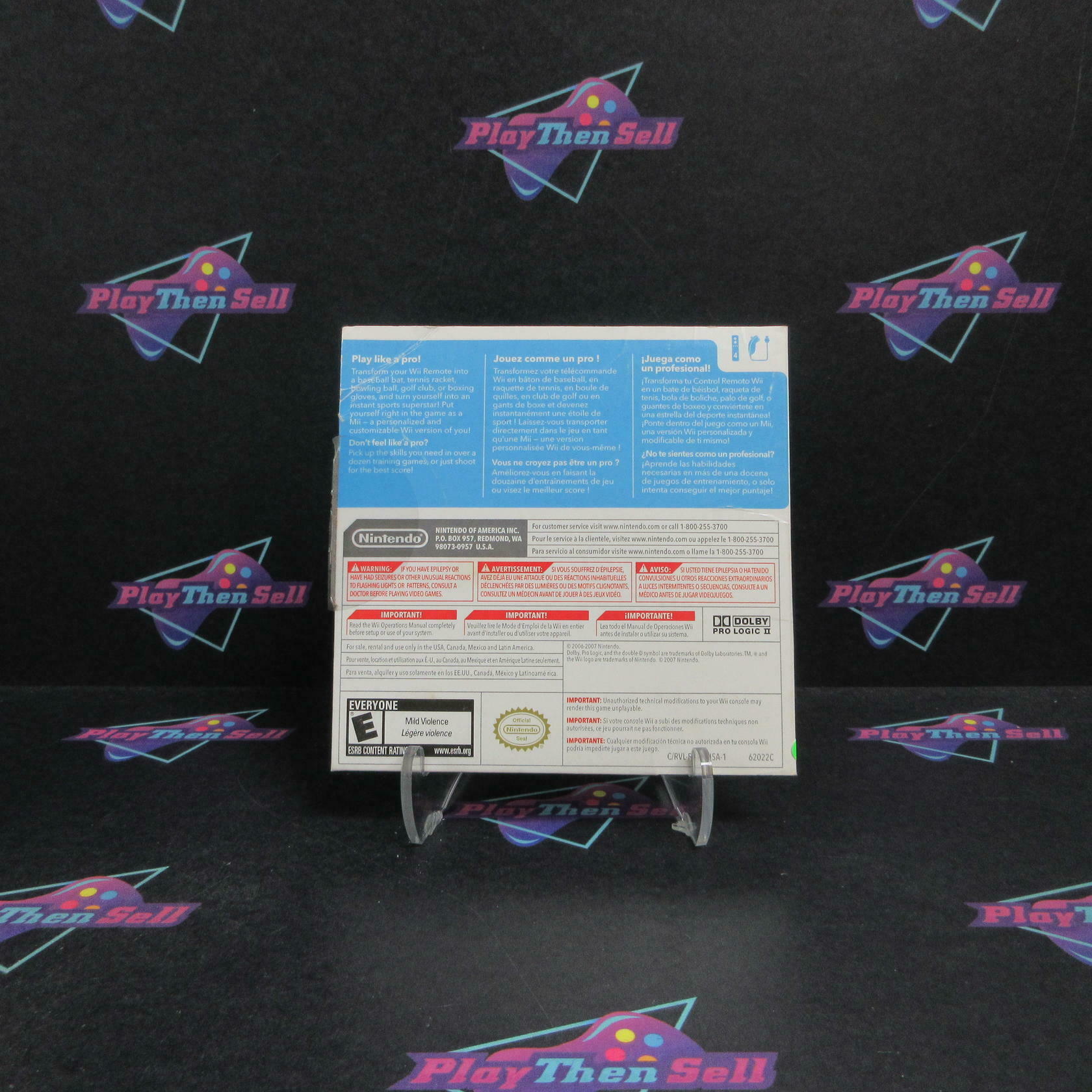 Wii Sports Nintendo Wii In Sleeve - Very Good