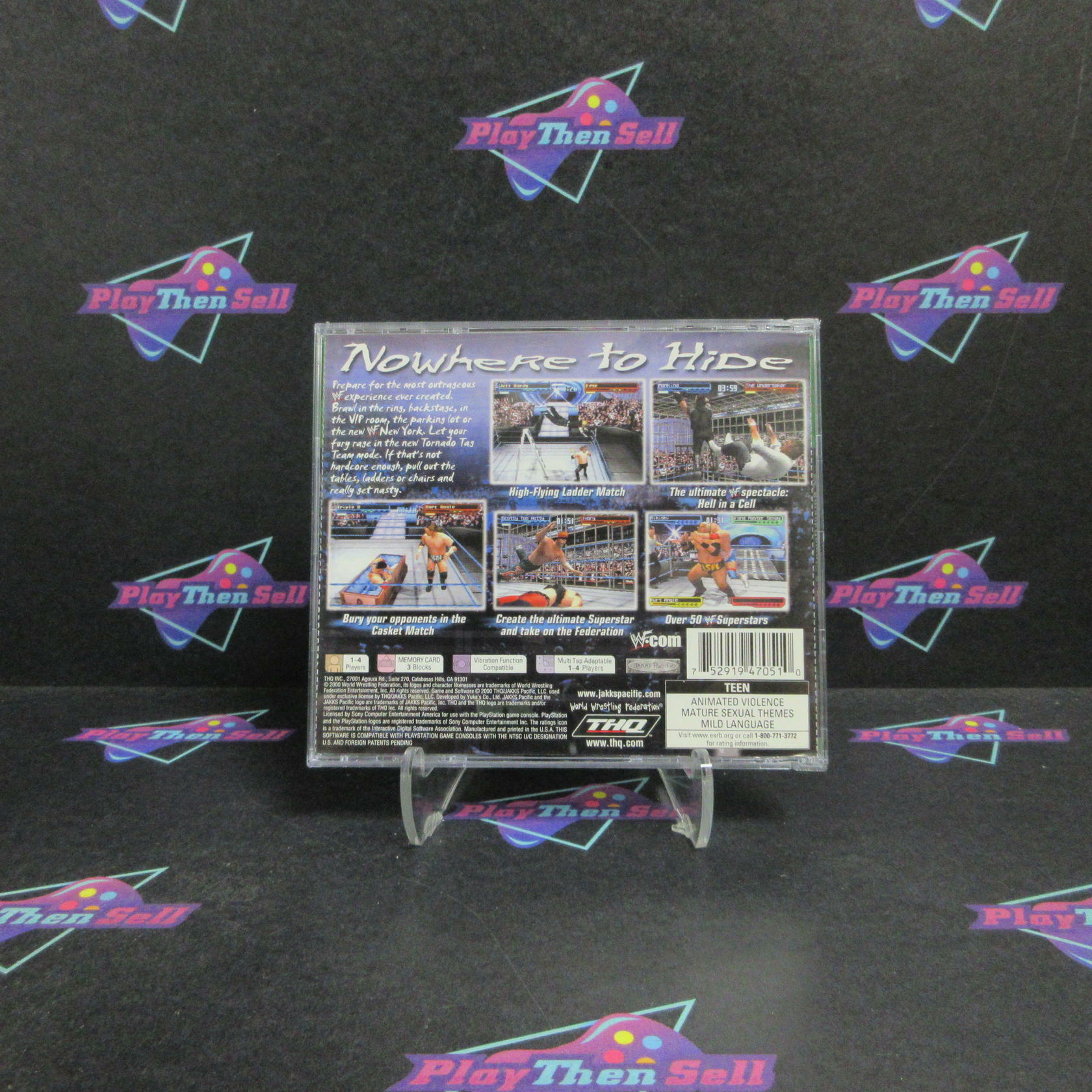 WWF Smackdown 2 Know Your Role PS1 PlayStation 1 GH - Very Good