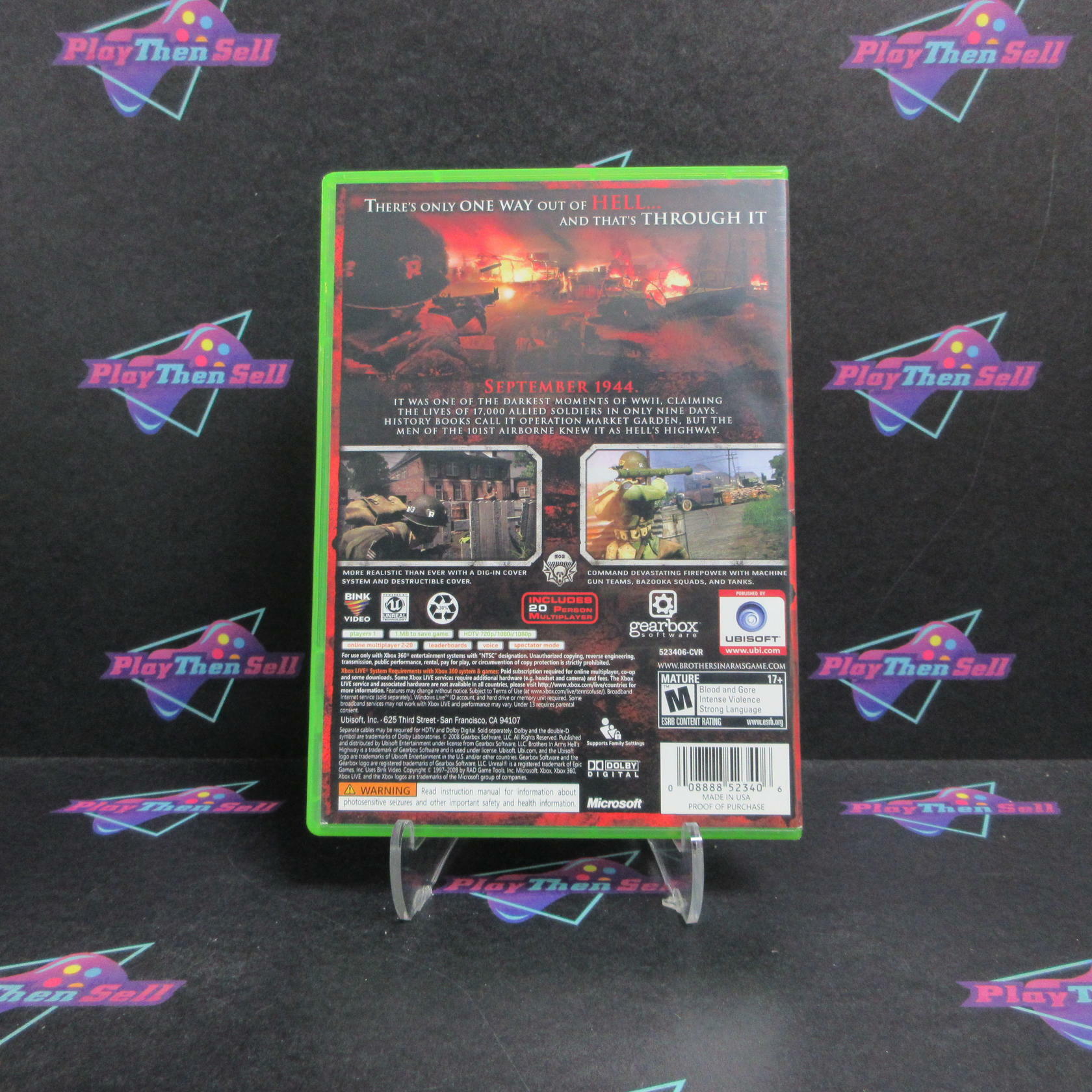 Brothers in Arms Hell's Highway Xbox 360 - Very Good