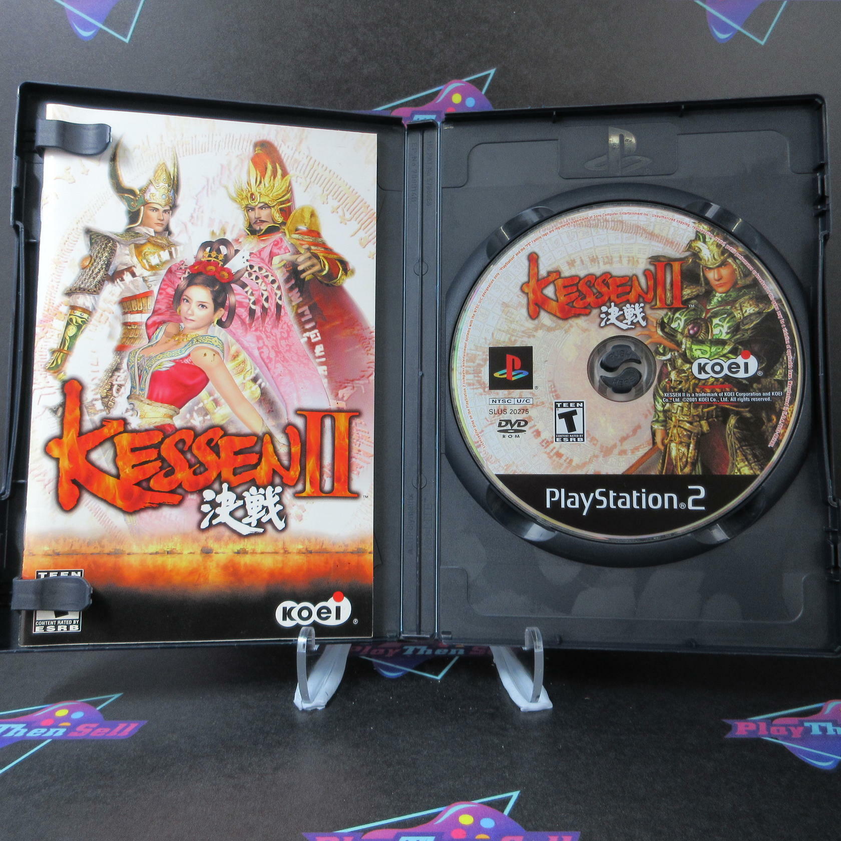Kessen II PS2 PlayStation 2 + Reg Card Complete - Excellent