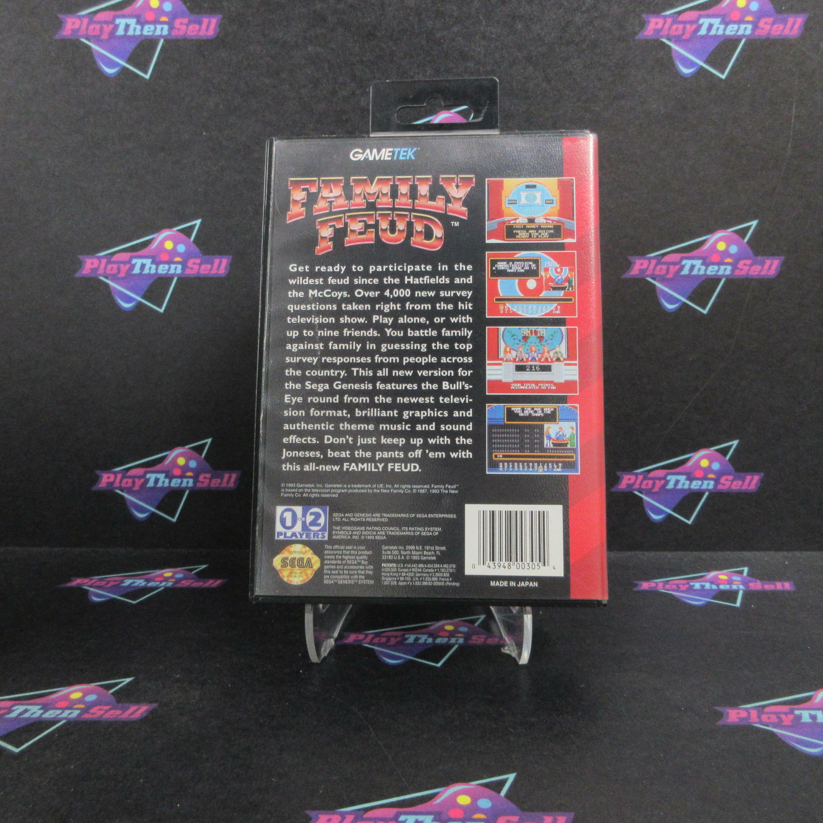 Family Feud Sega Genesis Boxed - Very Good