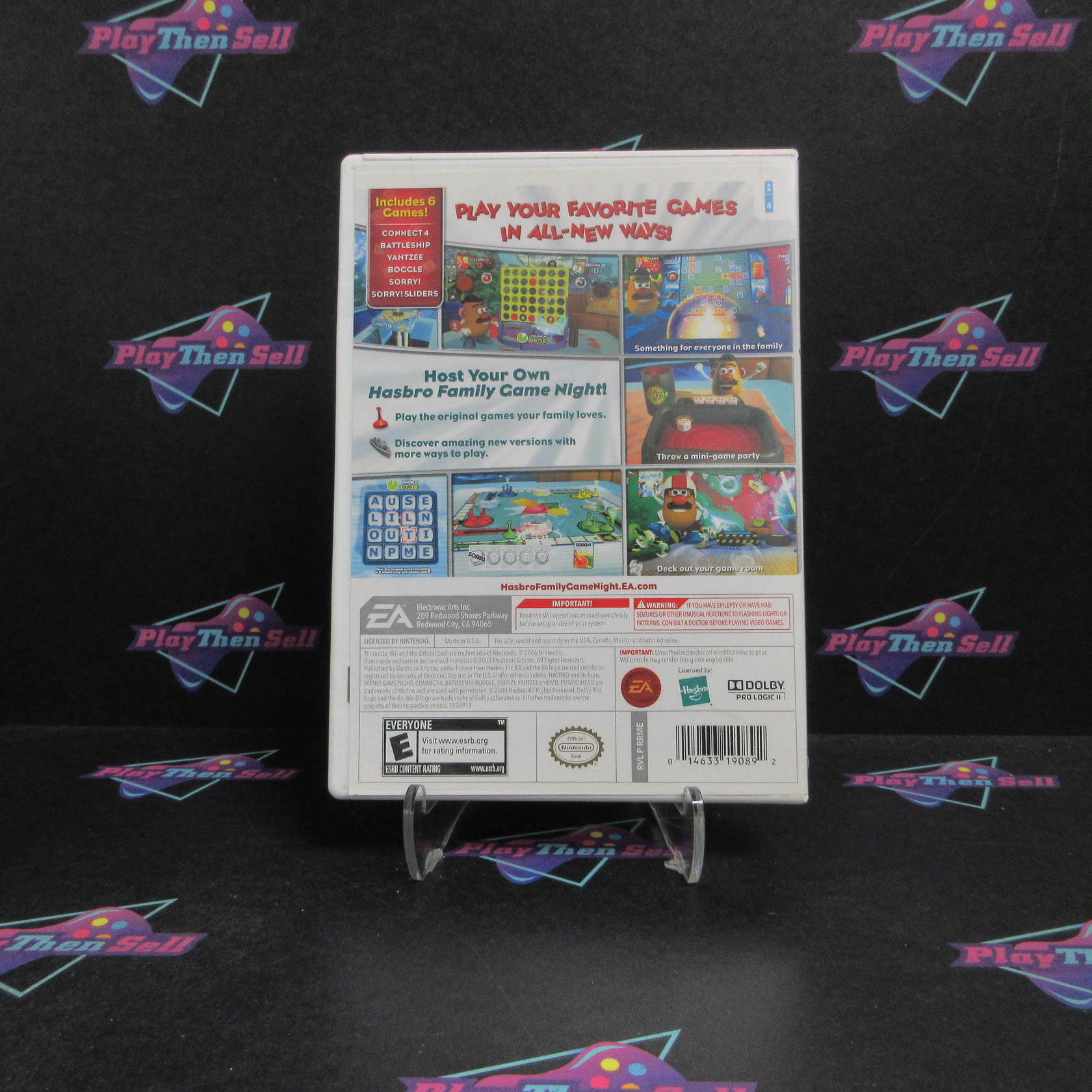 Hasbro Family Game Night Nintendo Wii - Very Good