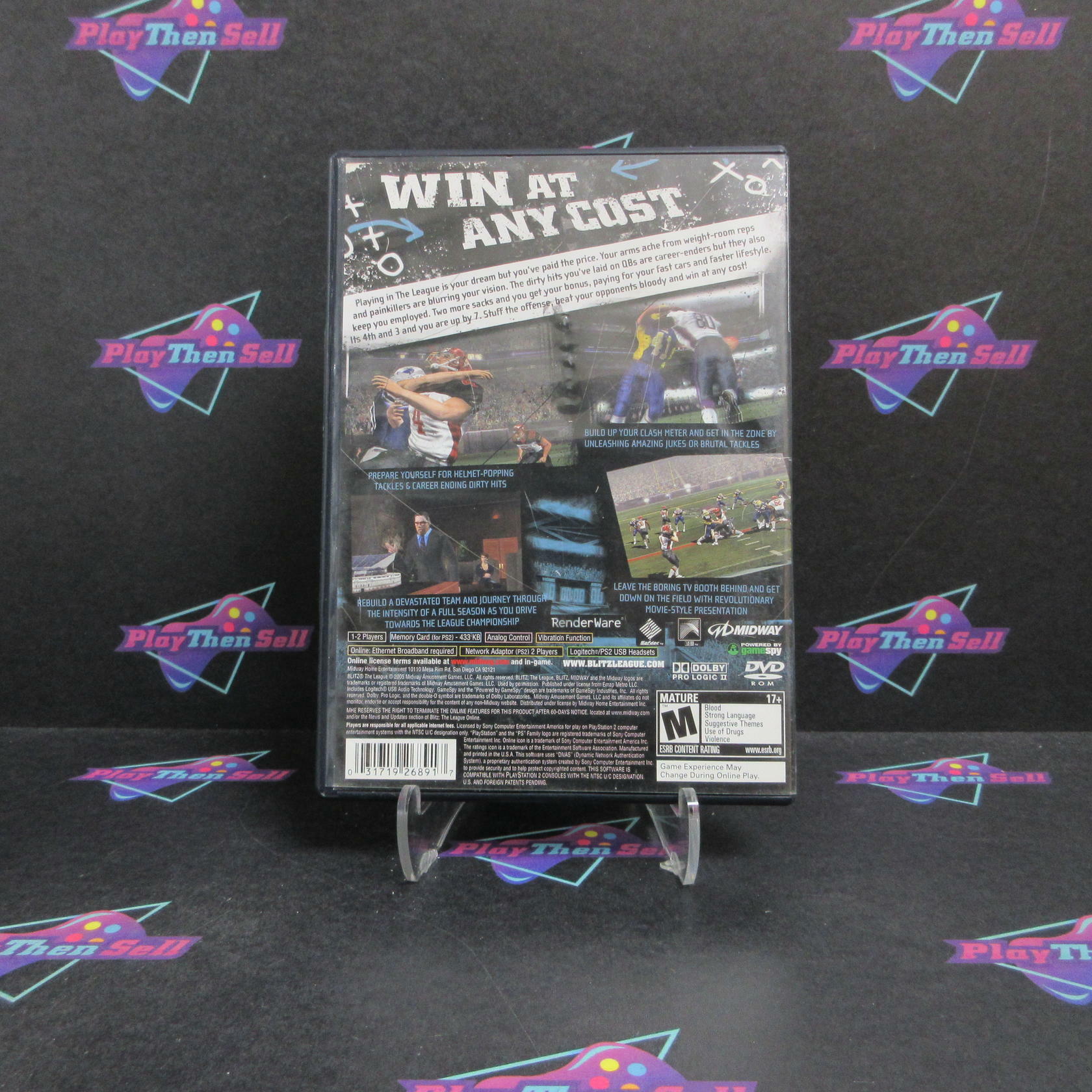 Blitz The League PlayStation 2 PS2 - Very Good