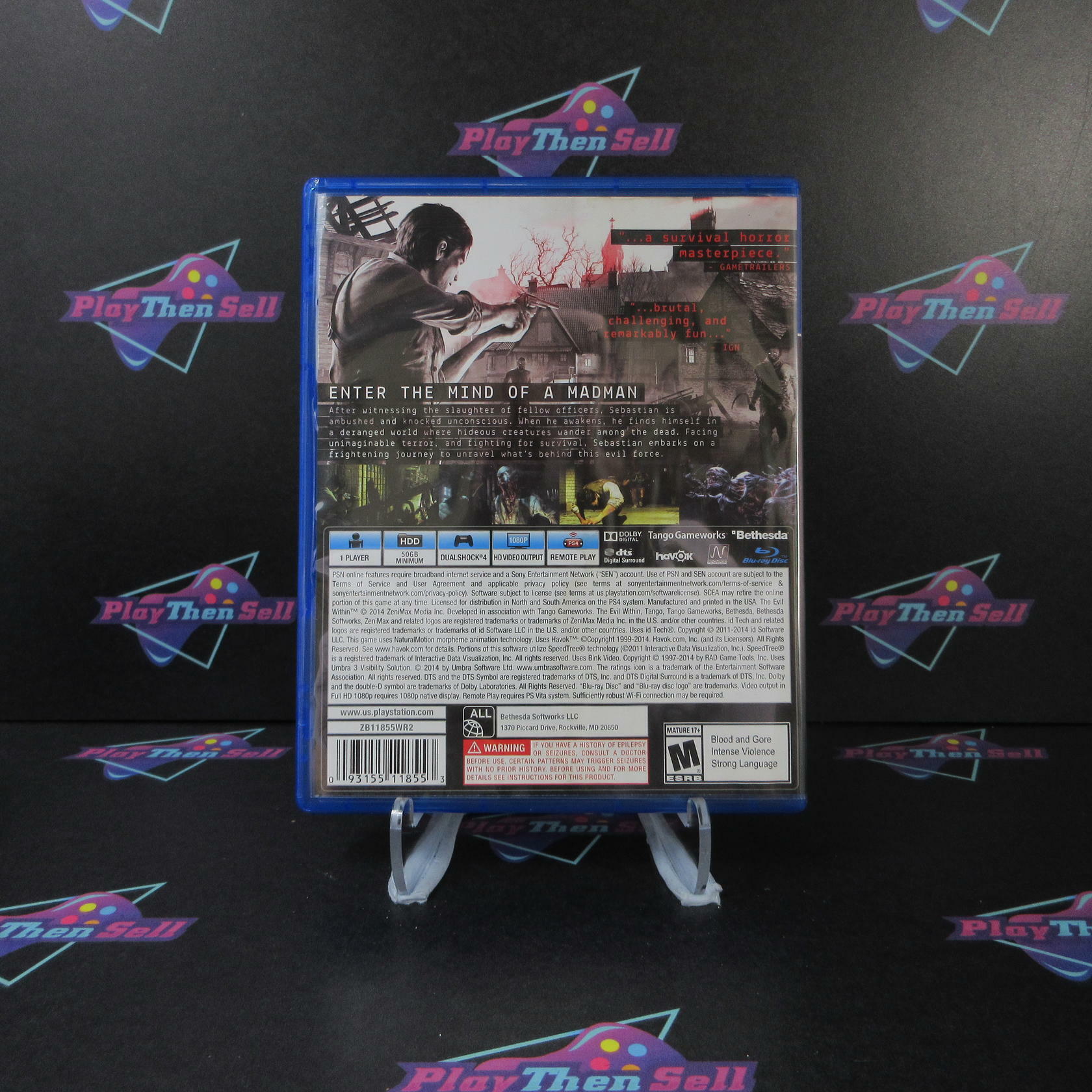 The Evil Within PS4 PlayStation 4 Complete - Very Good