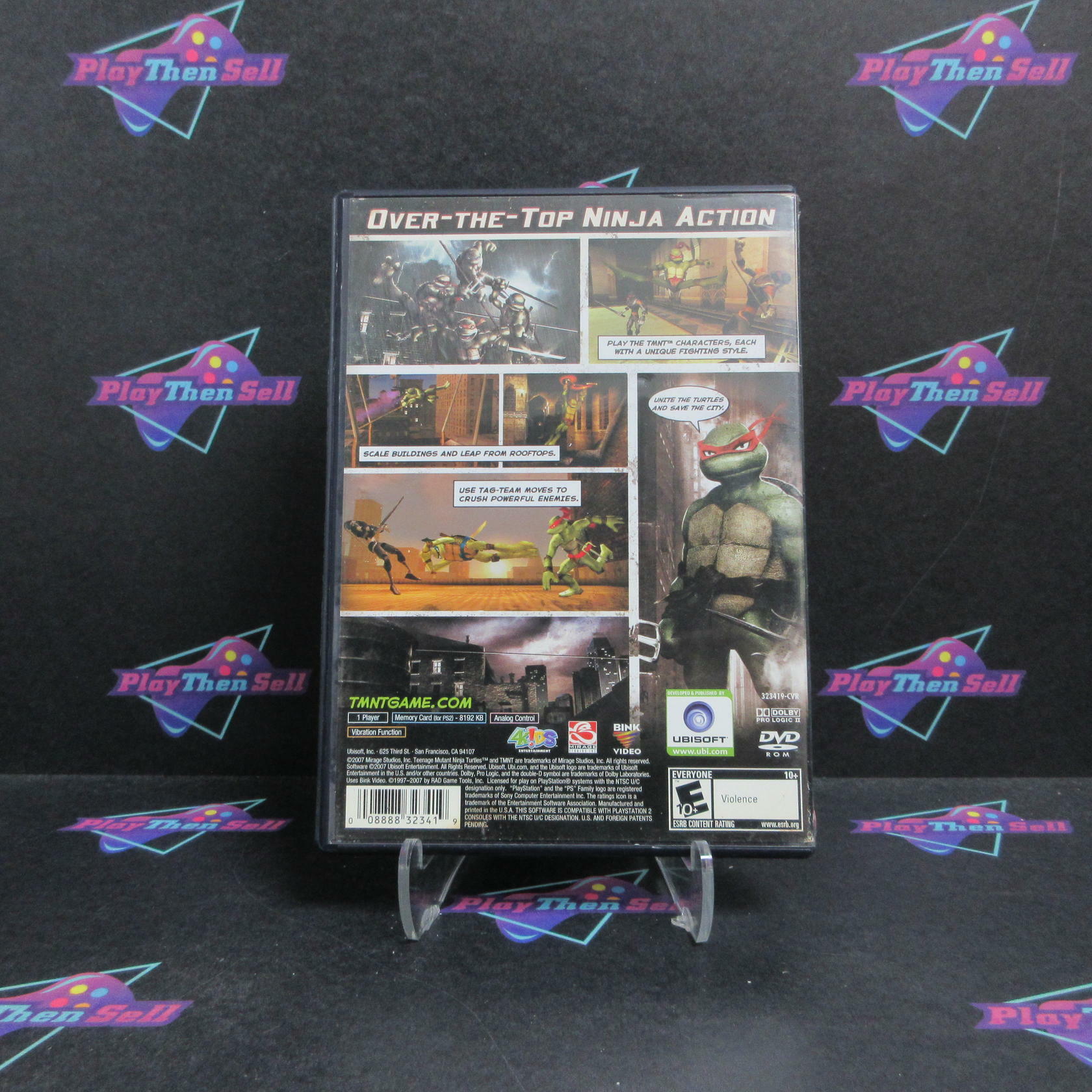 TMNT PS2 PlayStation 2 Complete - Very Good