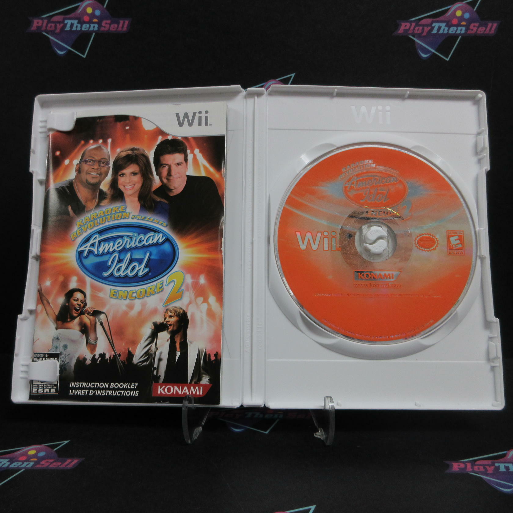 Karaoke Revolution American Idol Encore 2 Nintendo Wii Complete - Very Good