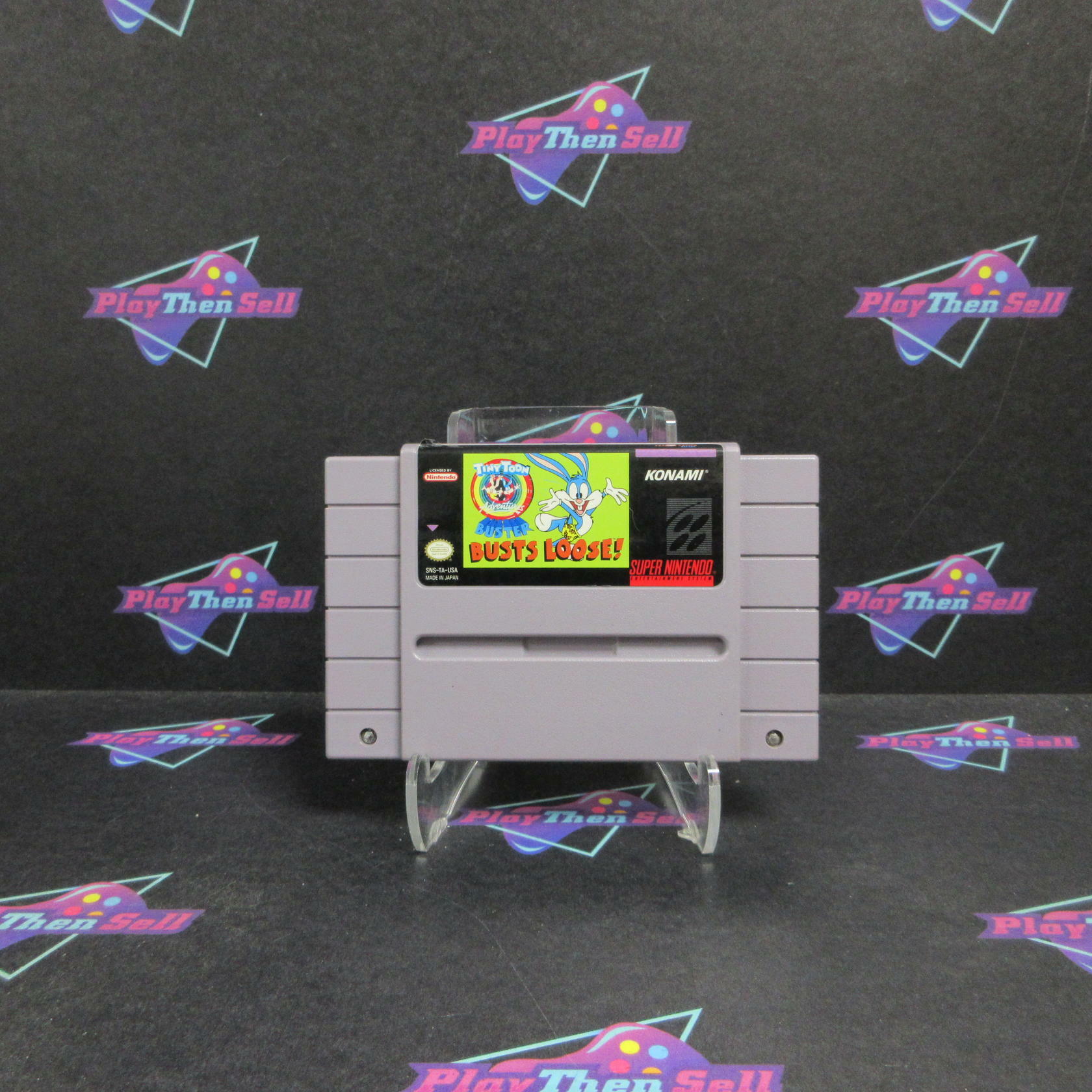 Tiny Toon Adventures Buster Busts Loose Super Nintendo SNES - Very Good