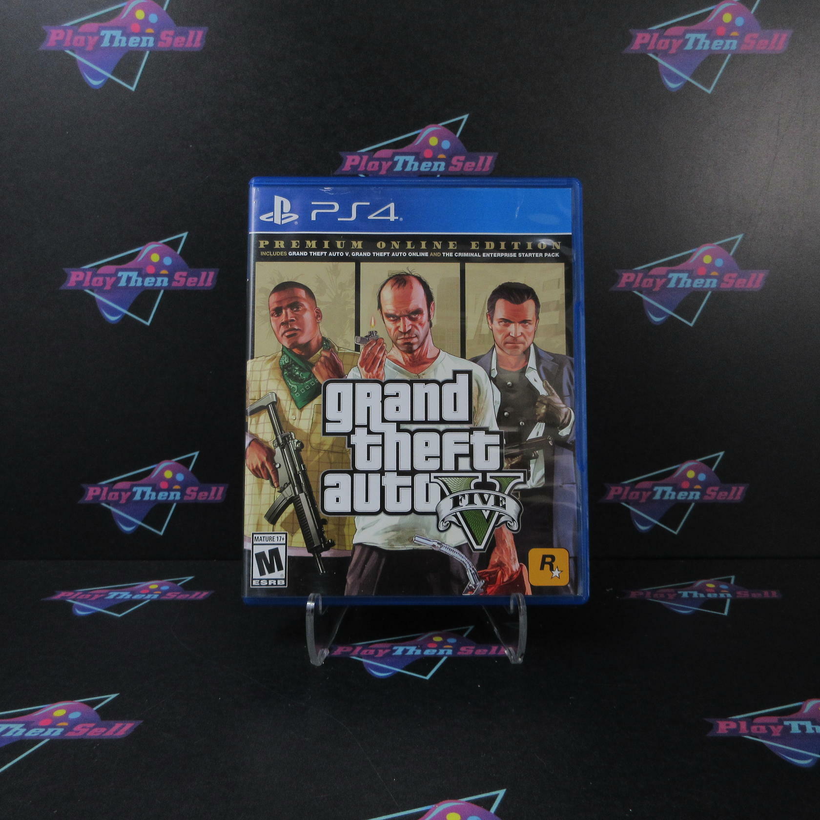 Grand Theft Auto V Premium Edition PS4 PlayStation 4 + Map Complete - Very Good