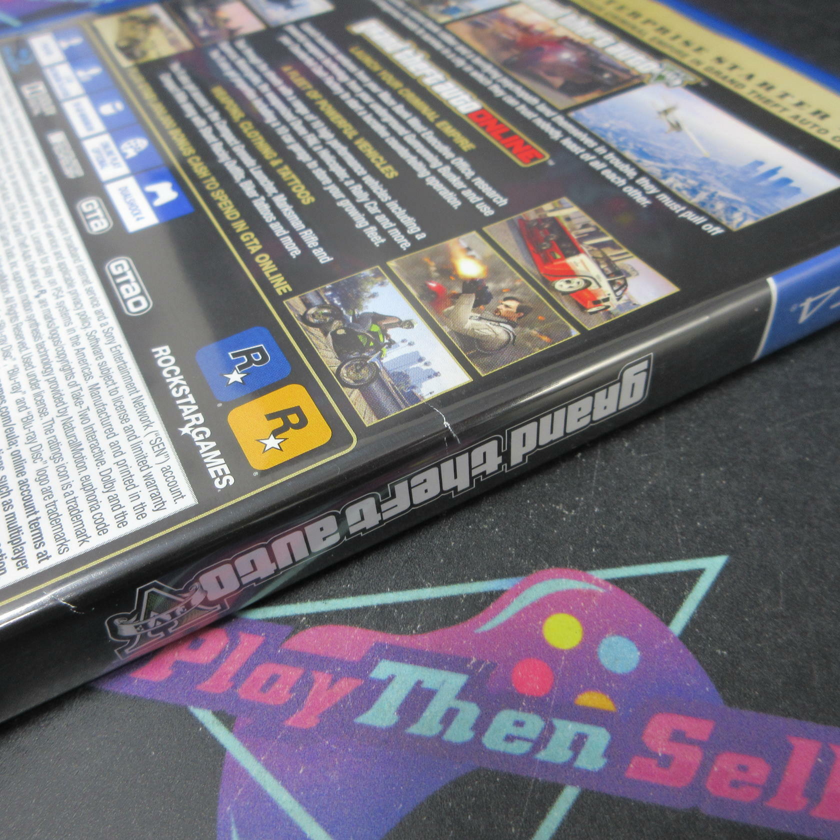 Grand Theft Auto V Premium Edition PS4 PlayStation 4 + Map Complete - Very Good