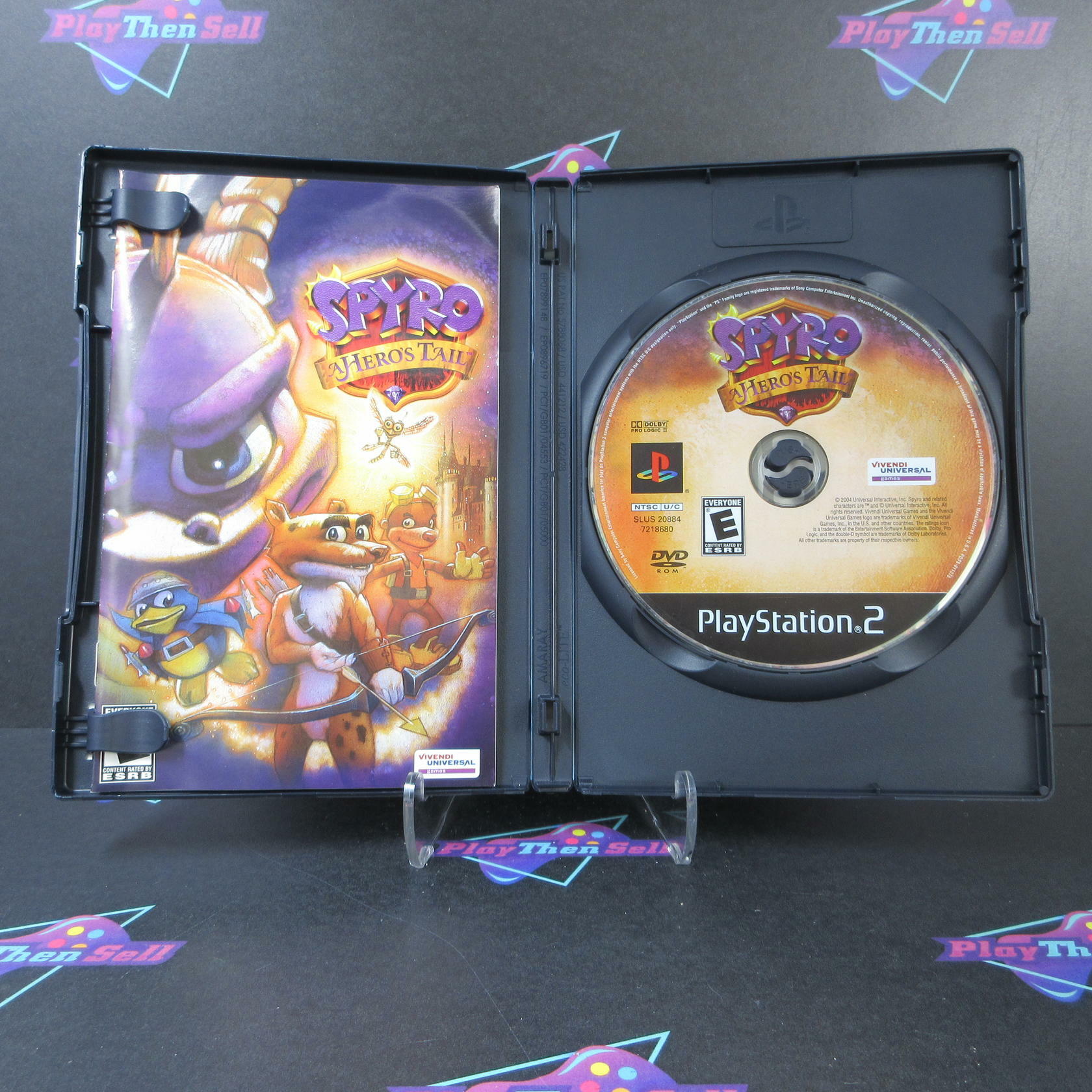 Spyro A Hero's Tail PS2 PlayStation 2 Complete - Very Good