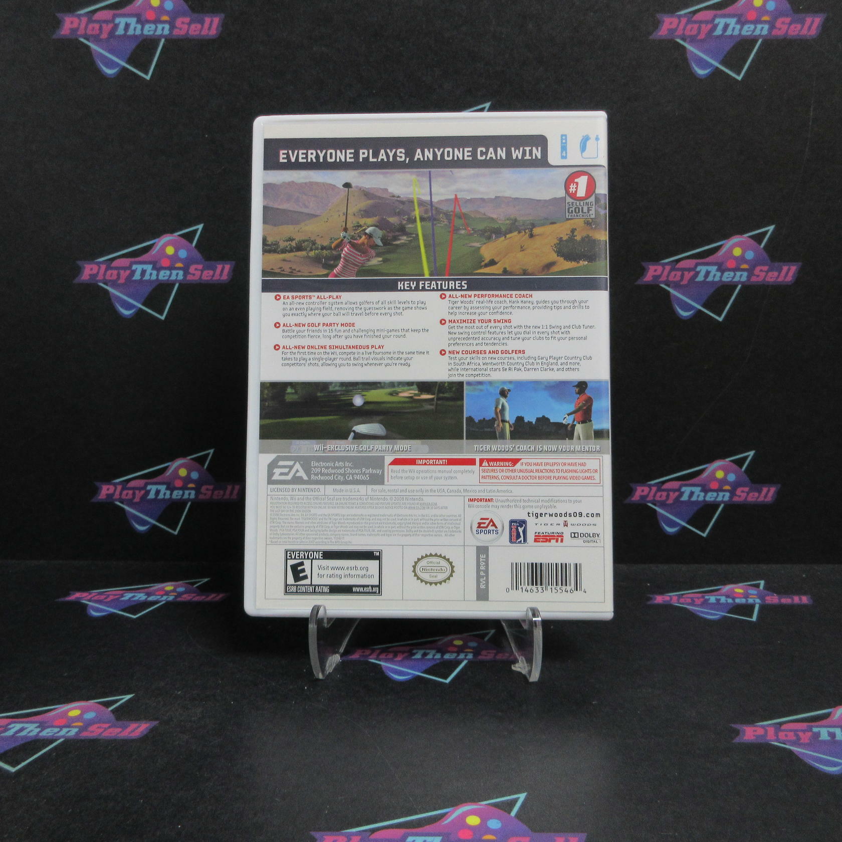 Tiger Woods PGA Tour 09 All-Play Nintendo Wii - Very Good