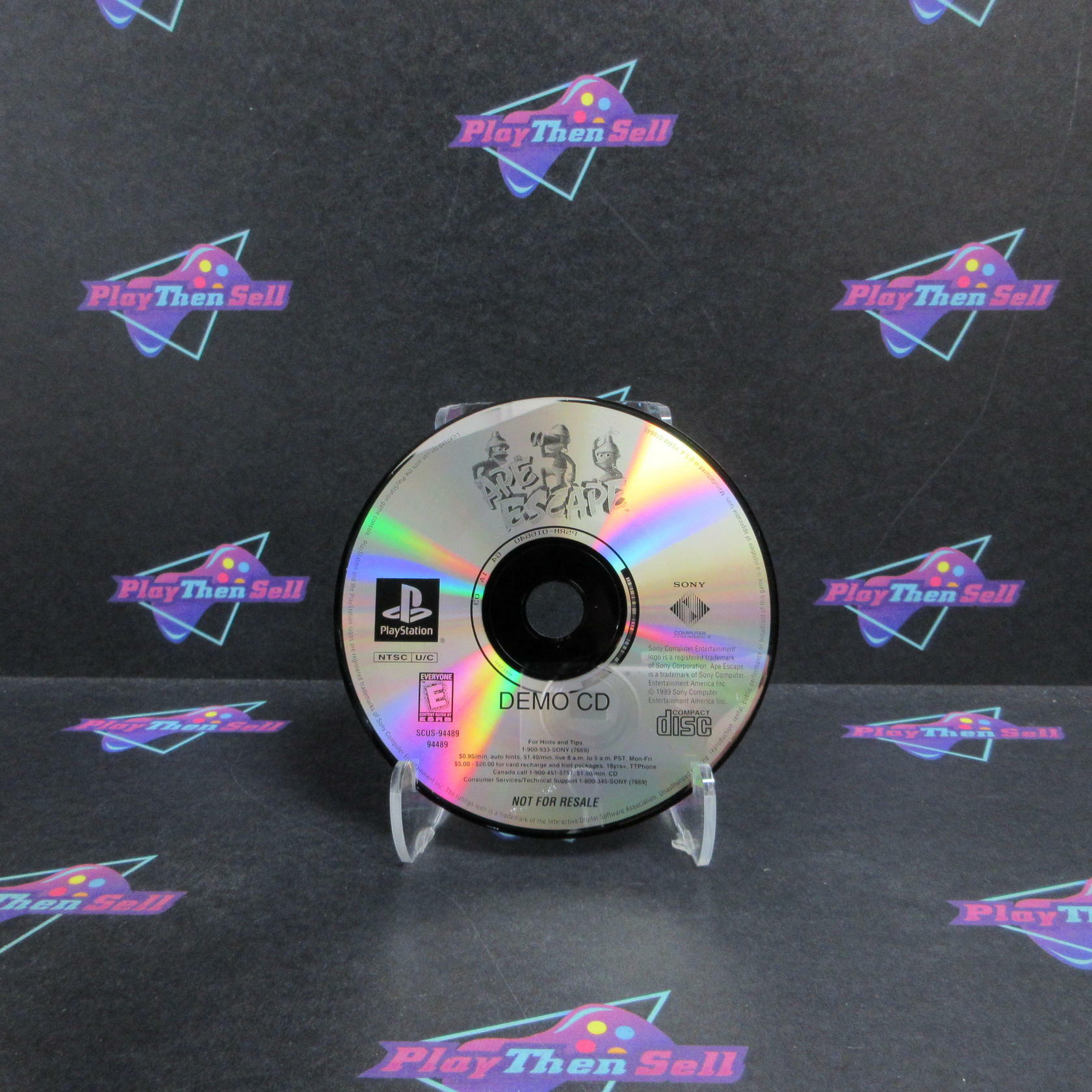 Ape Escape Demo PS1 PlayStation 1 In Sleeve Complete - Refurbished