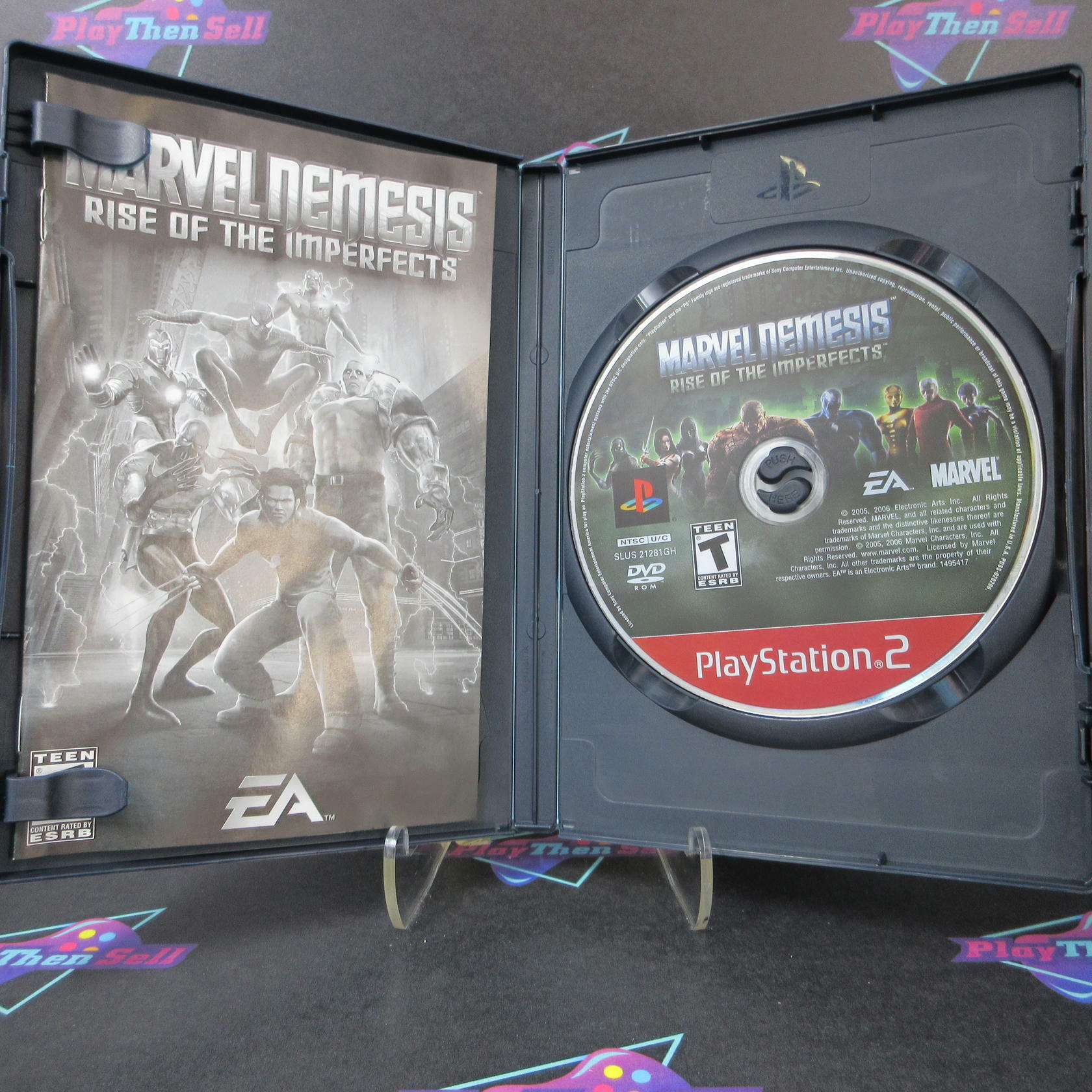 Marvel Nemesis Rise of the Imperfects PS2 PlayStation 2 GH Complete - Excellent