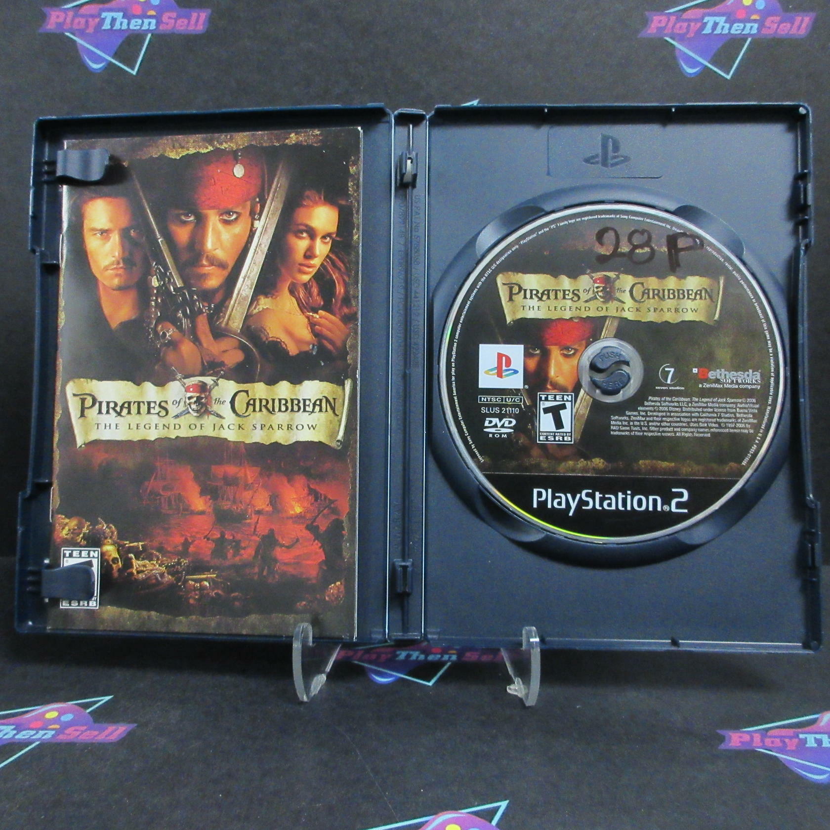 Pirates of the Caribbean The Legend of Jack Sparrow PS2 + Reg CIB - Very Good