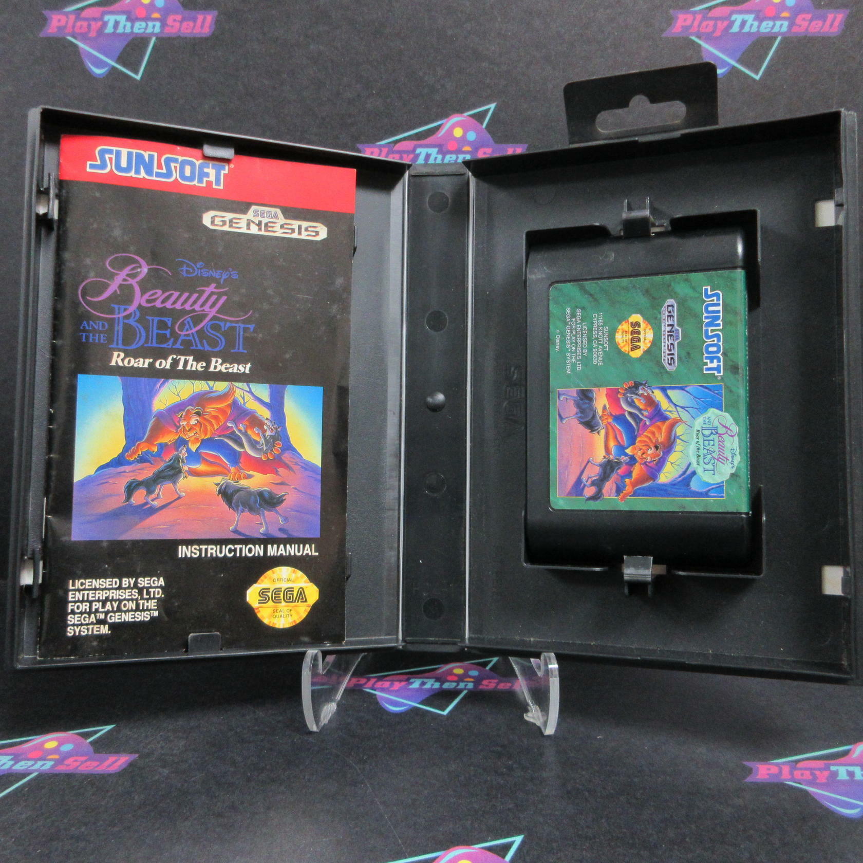 Beauty and the Beast Roar of the Beast Sega Genesis Complete - Refurbished