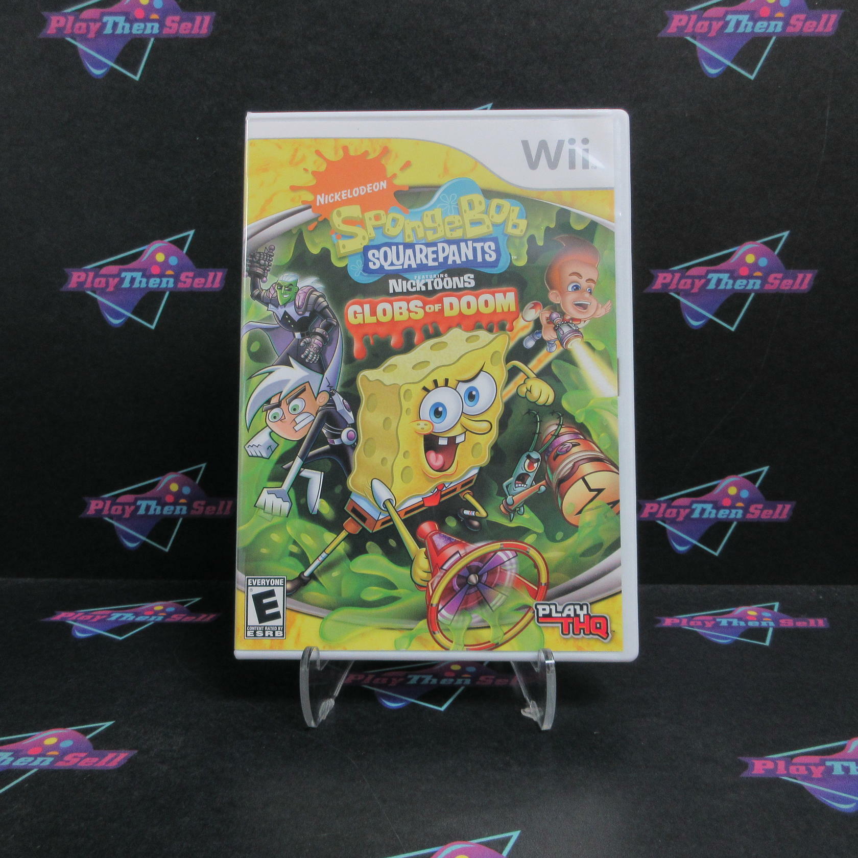 SpongeBob SquarePants NickToons Globs of Doom Nintendo Wii Complete - Refurbished