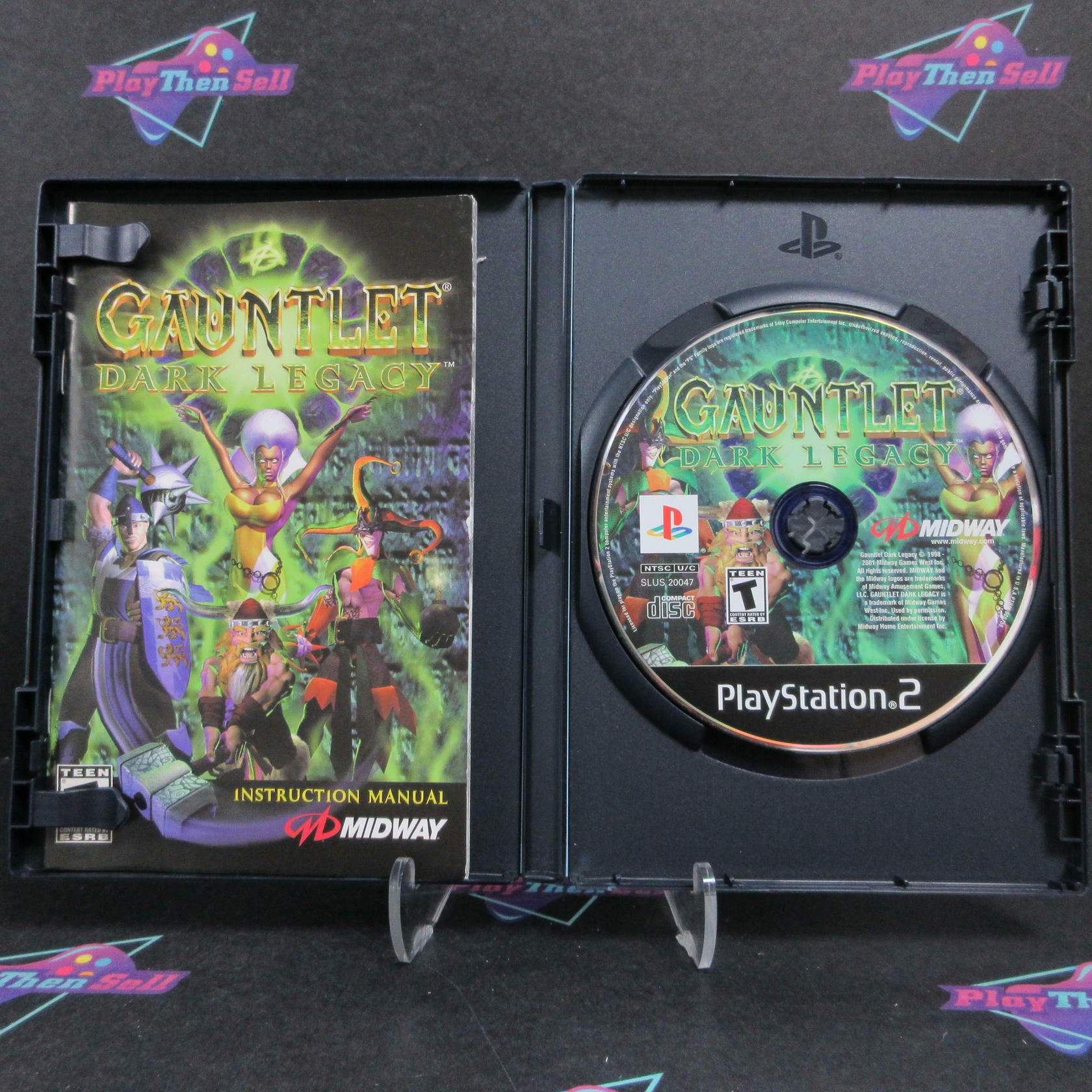 Gauntlet Dark Legacy PS2 PlayStation 2 + Reg Card Complete - Very Good