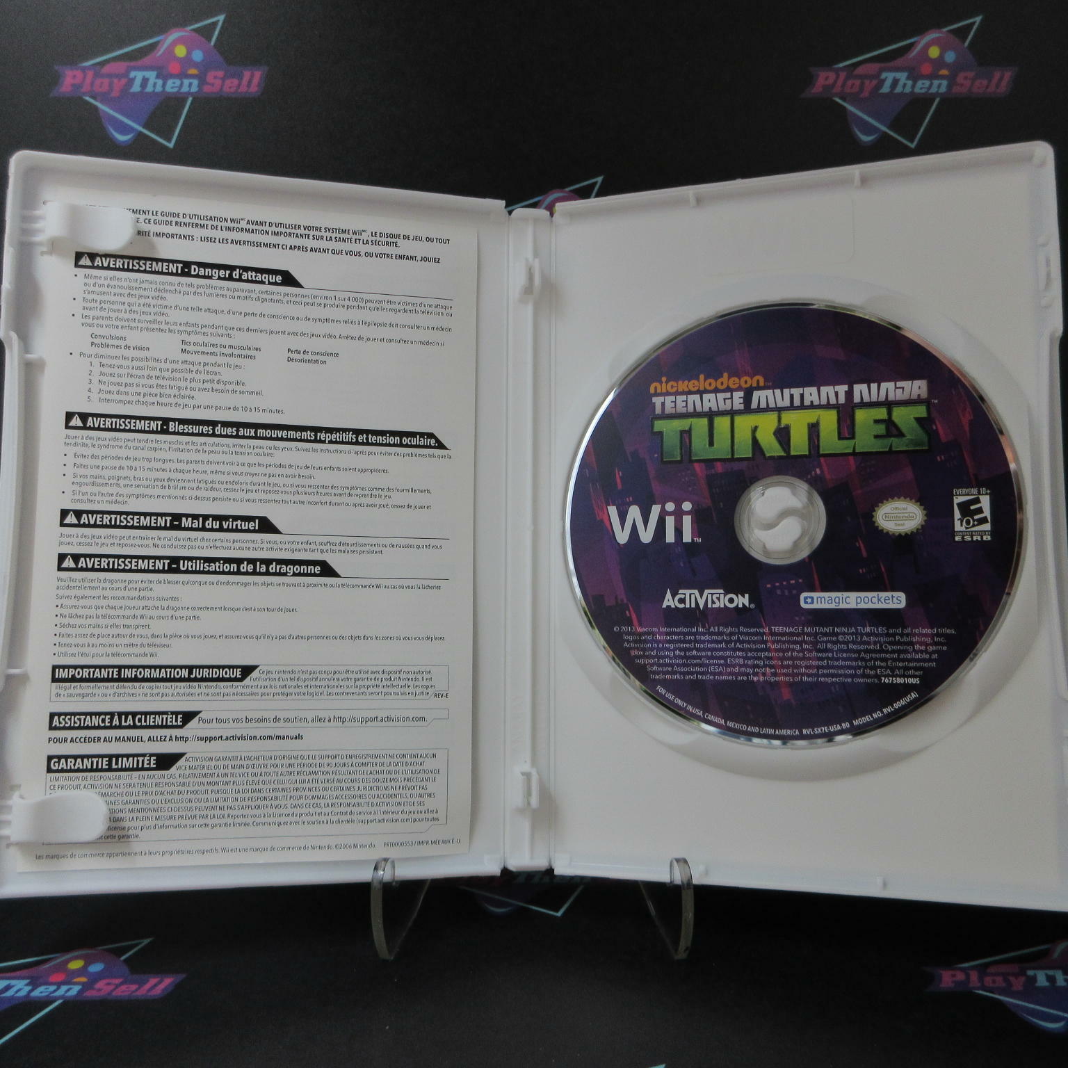 Teenage Mutant Ninja Turtles Nintendo Wii Complete - Refurbished