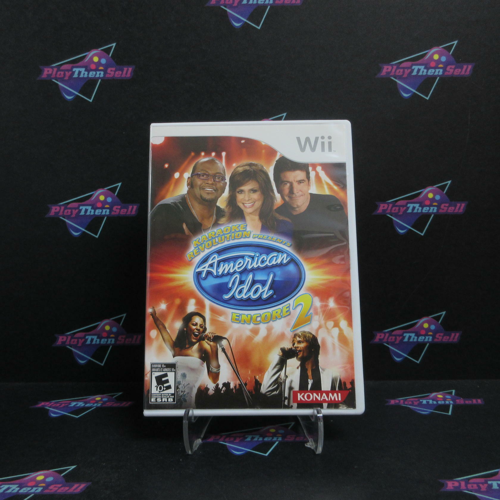 Karaoke Revolution American Idol Encore 2 Nintendo Wii Complete - Refurbished