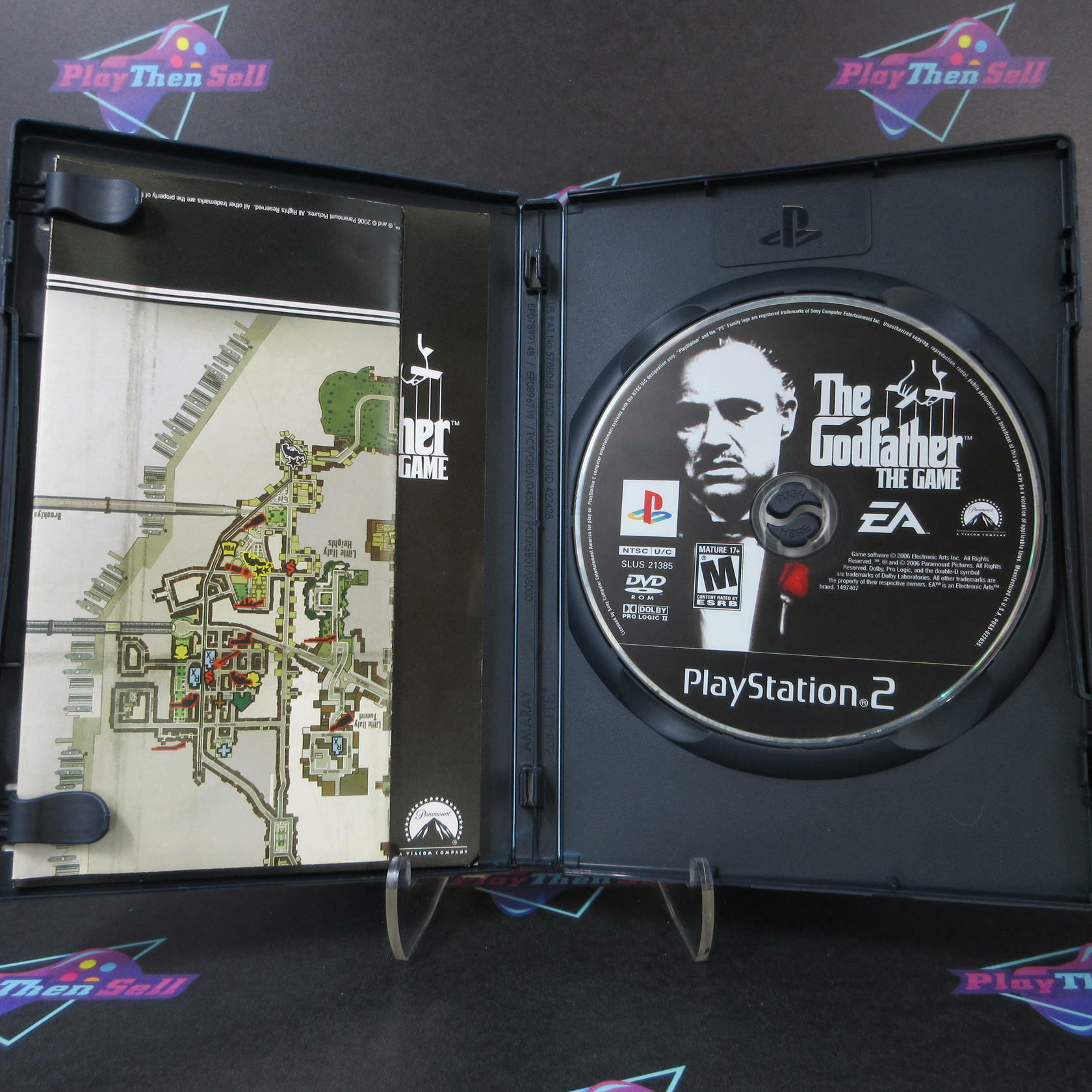 Godfather PS2 PlayStation 2 + Map Complete - Excellent