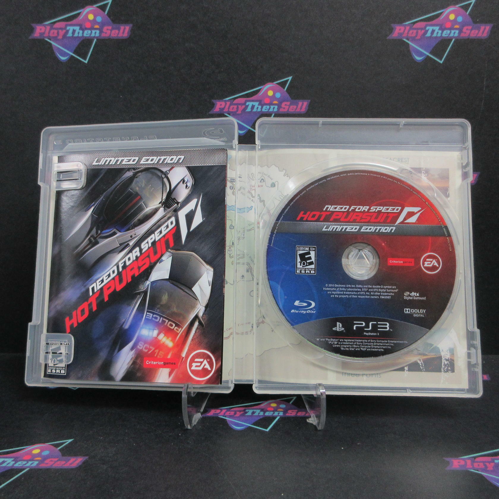 Need for Speed Hot Pursuit Limited Edition PS3 PlayStation 3 CIB - Very Good