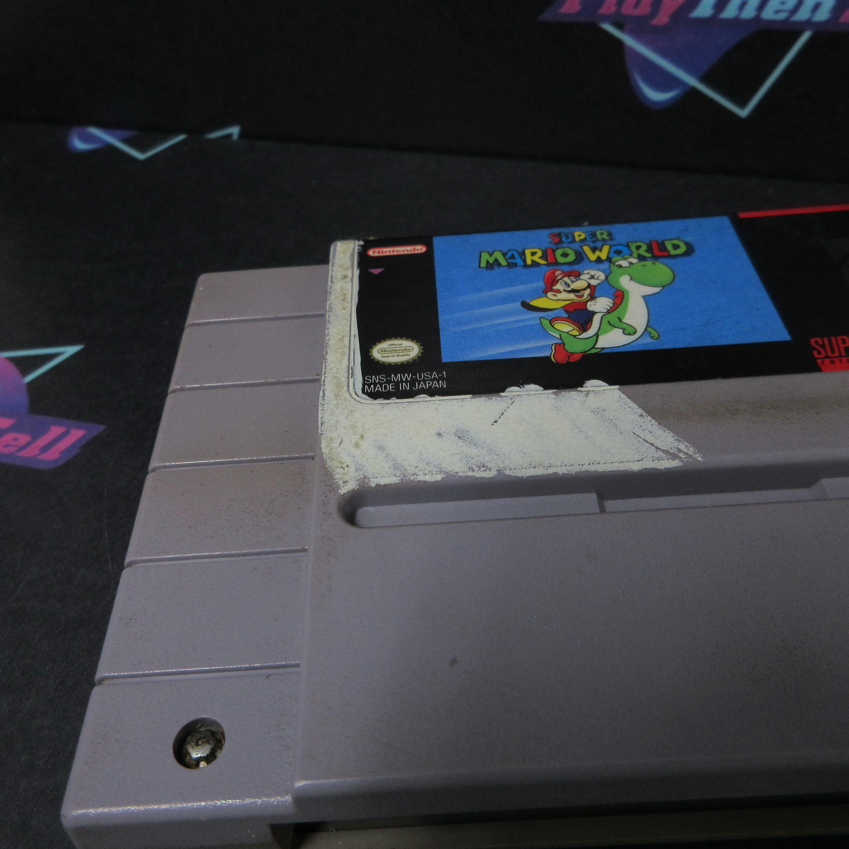 Super Mario World Super Nintendo SNES Cartridge / Tested - Very Good