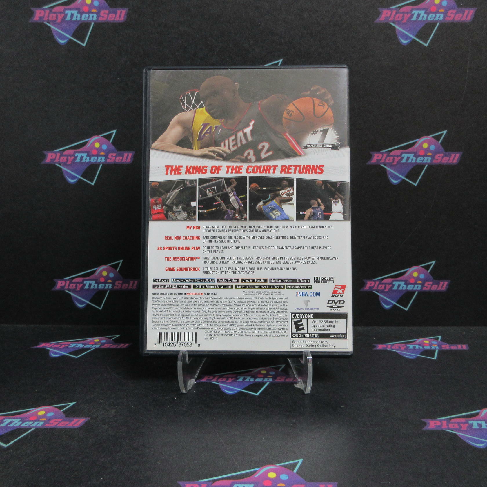 NBA 2K7 PS2 PlayStation 2 - Very Good