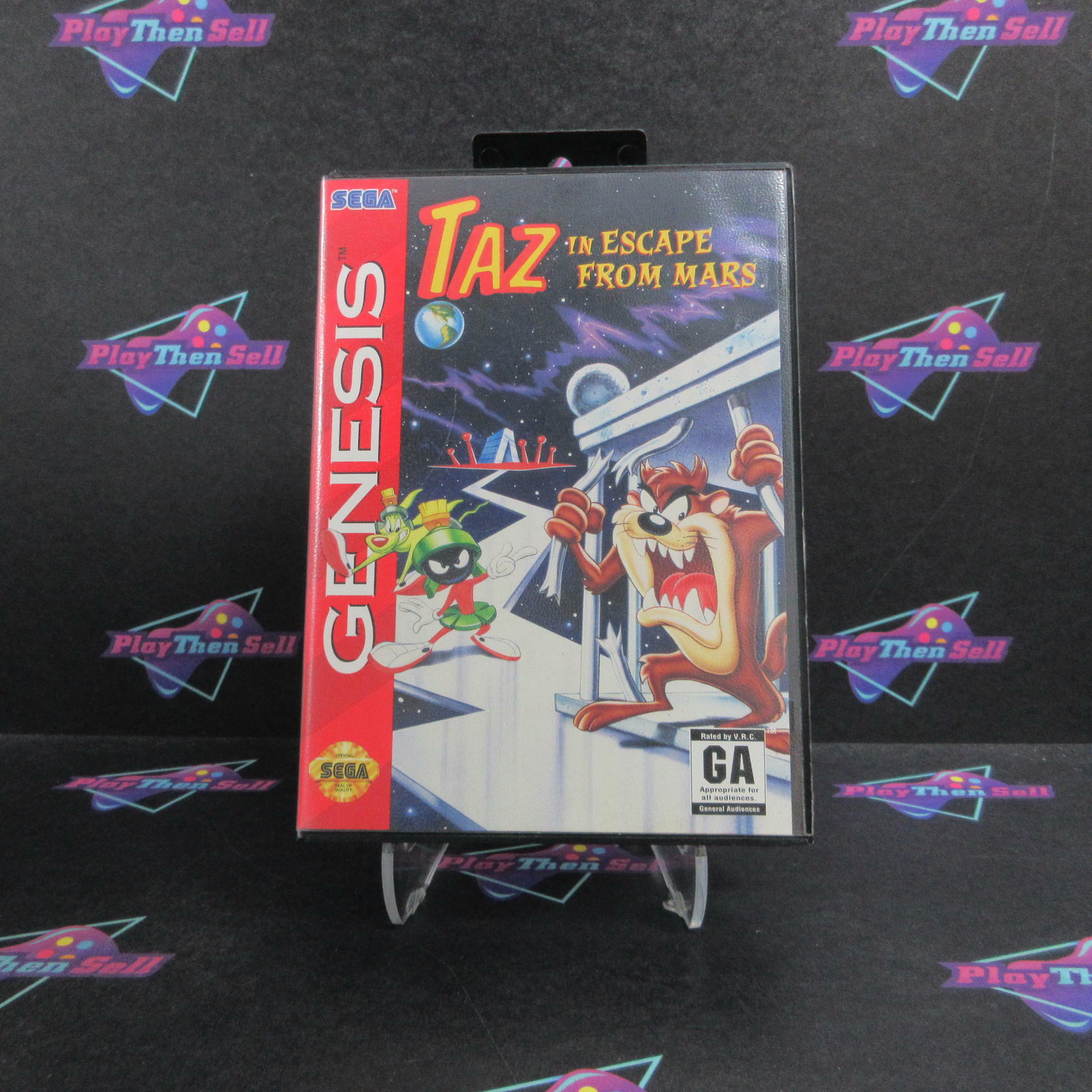 Taz in Escape from Mars Sega Genesis Complete - Refurbished