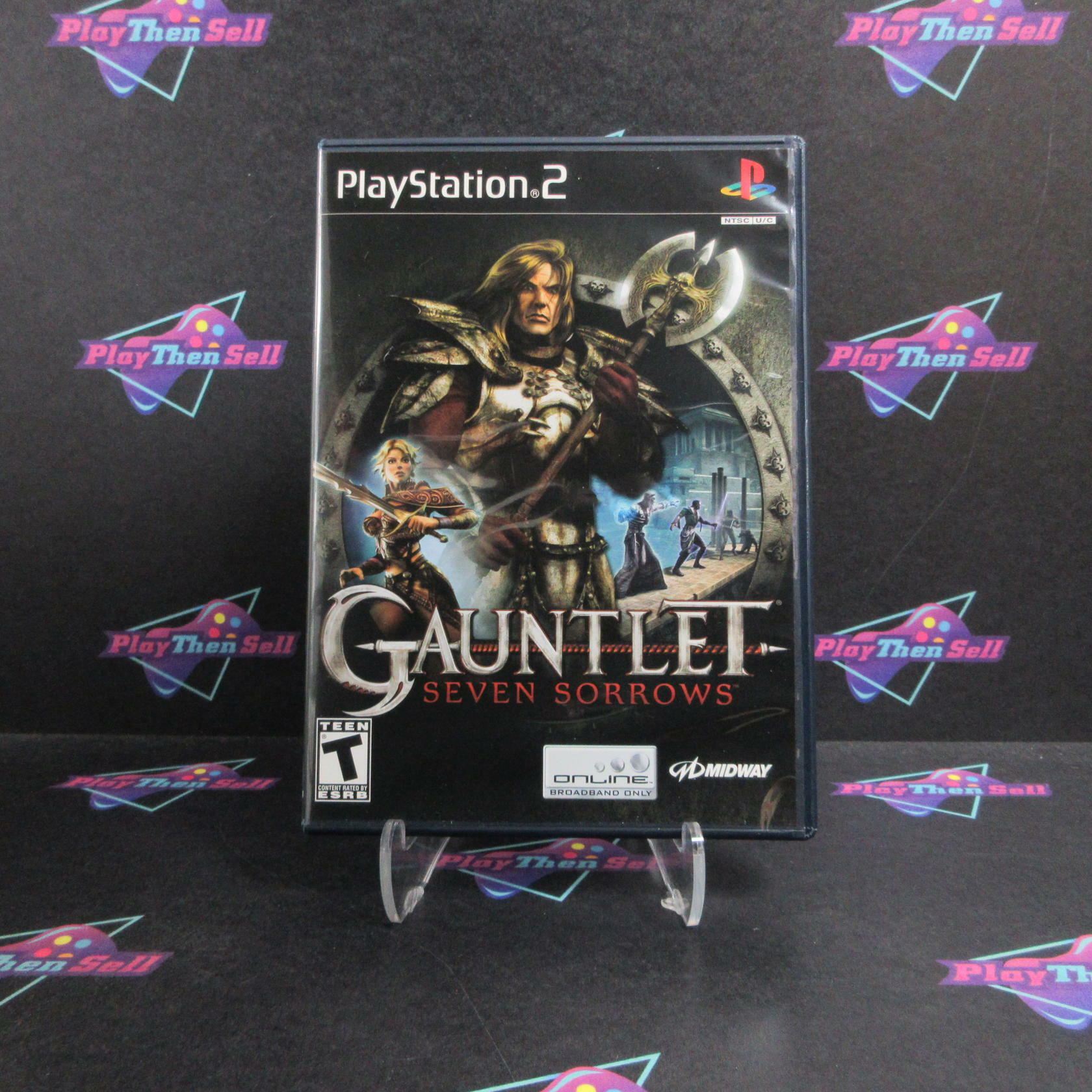 Gauntlet Seven Sorrows PS2 PlayStation 2 + Reg Card Complete - Excellent