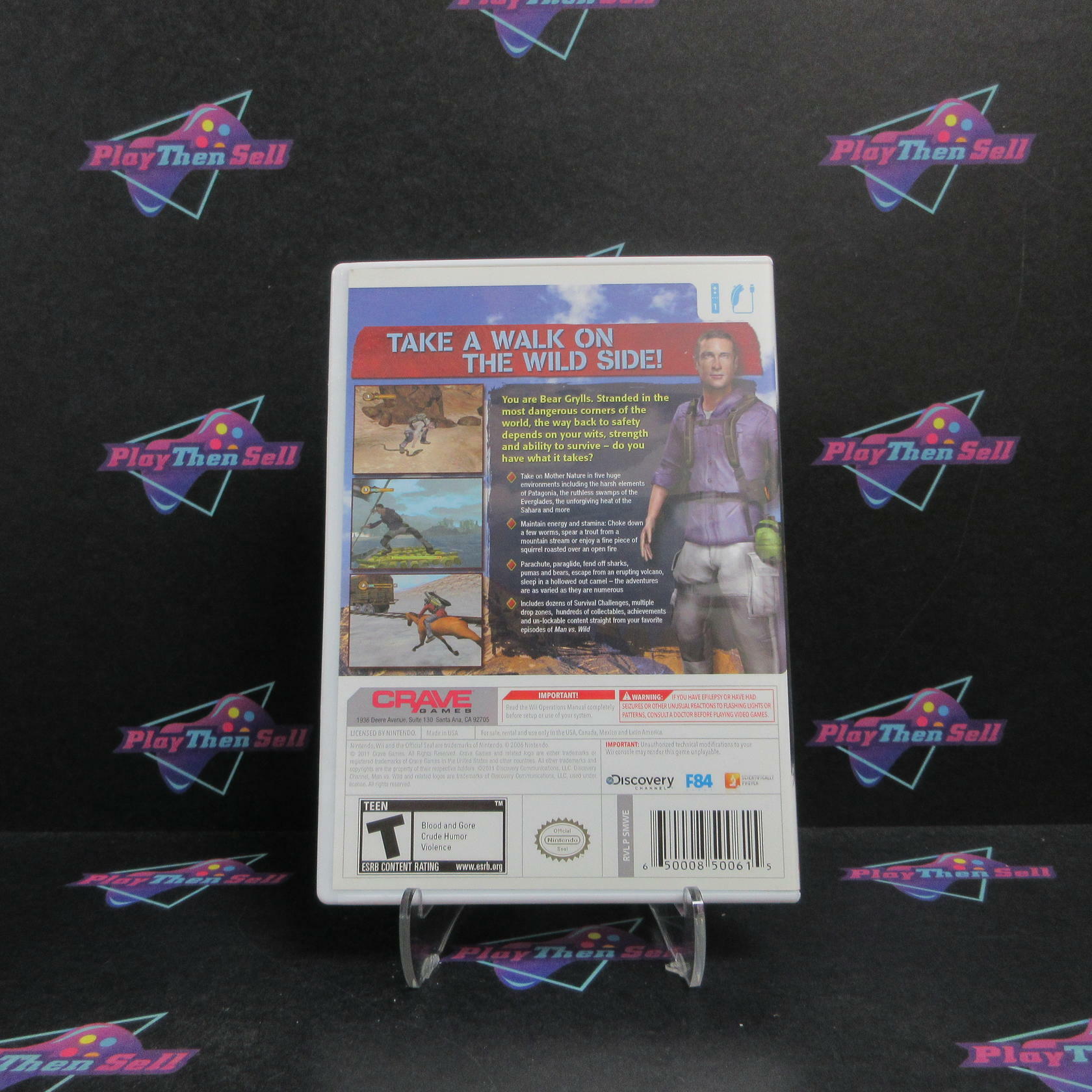 Man vs. Wild Nintendo Wii Complete - Refurbished