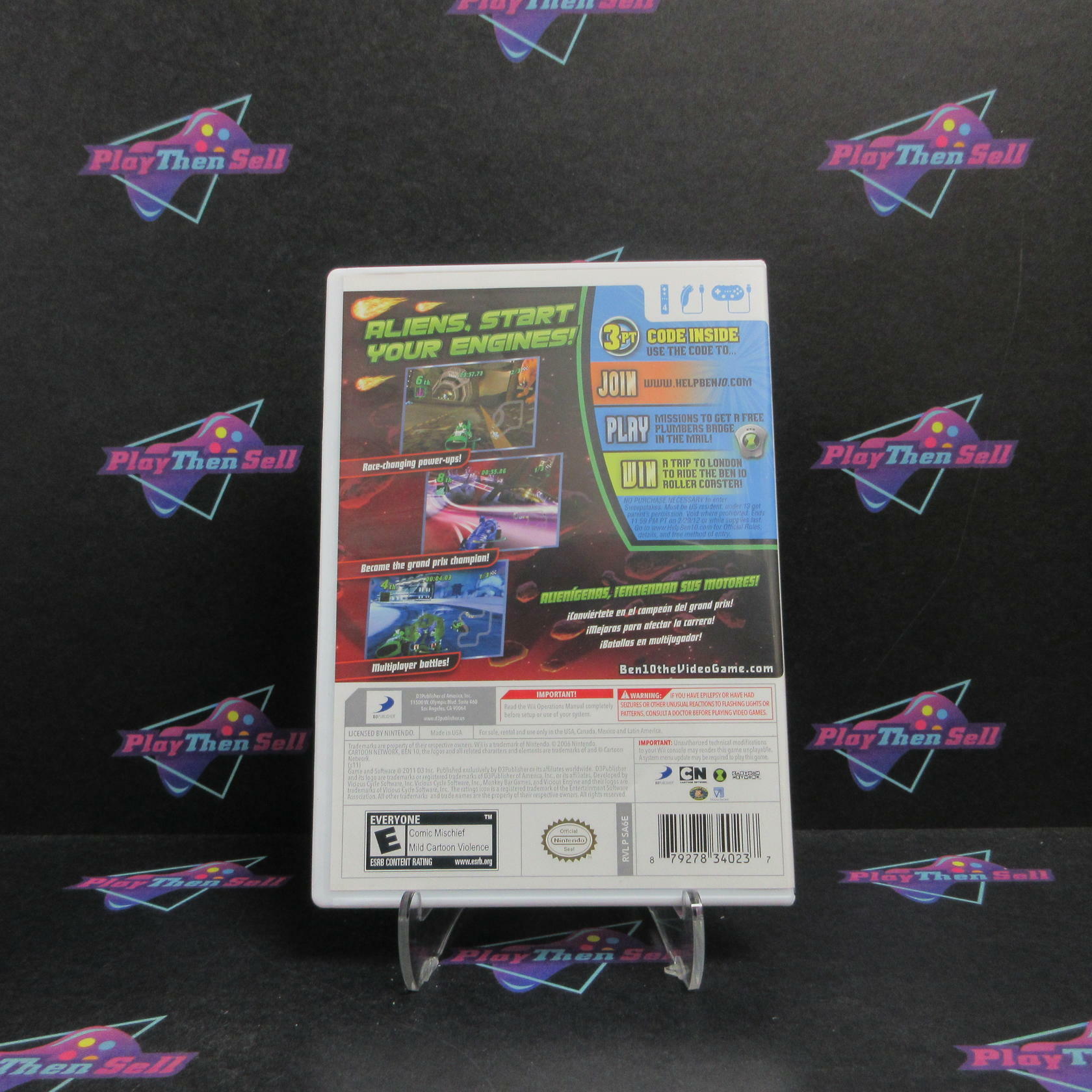 Ben 10 Galactic Racing Wii Complete - Refurbished