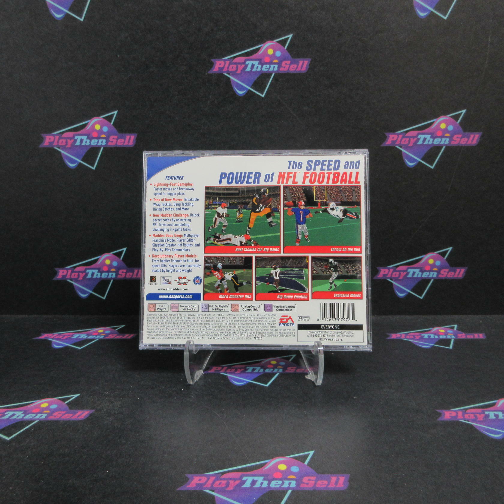 Madden NFL 2000 PS1 PlayStation 1 - Very Good