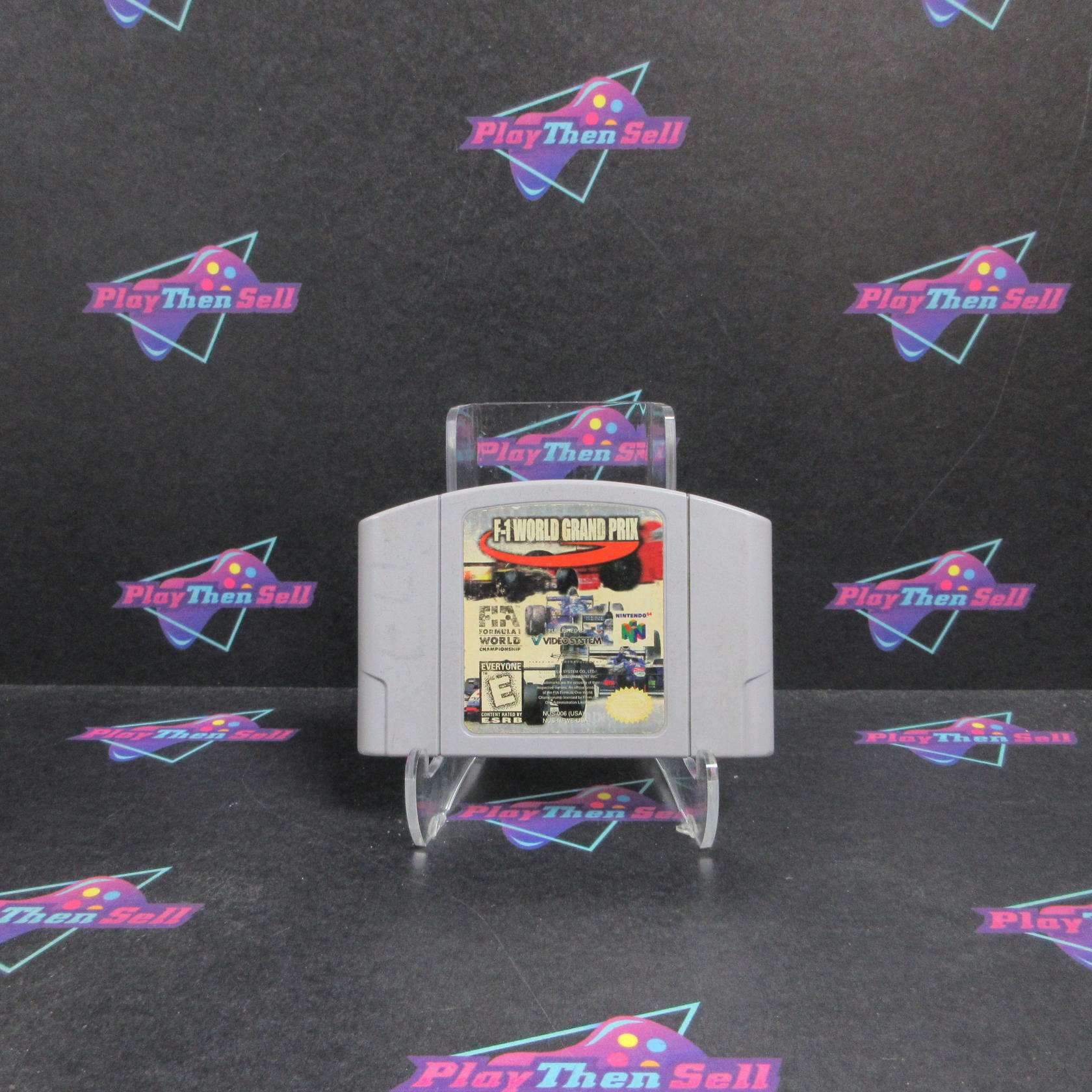 F-1 World Grand Prix N64 Nintendo 64 Cartridge / Tested - Very Good