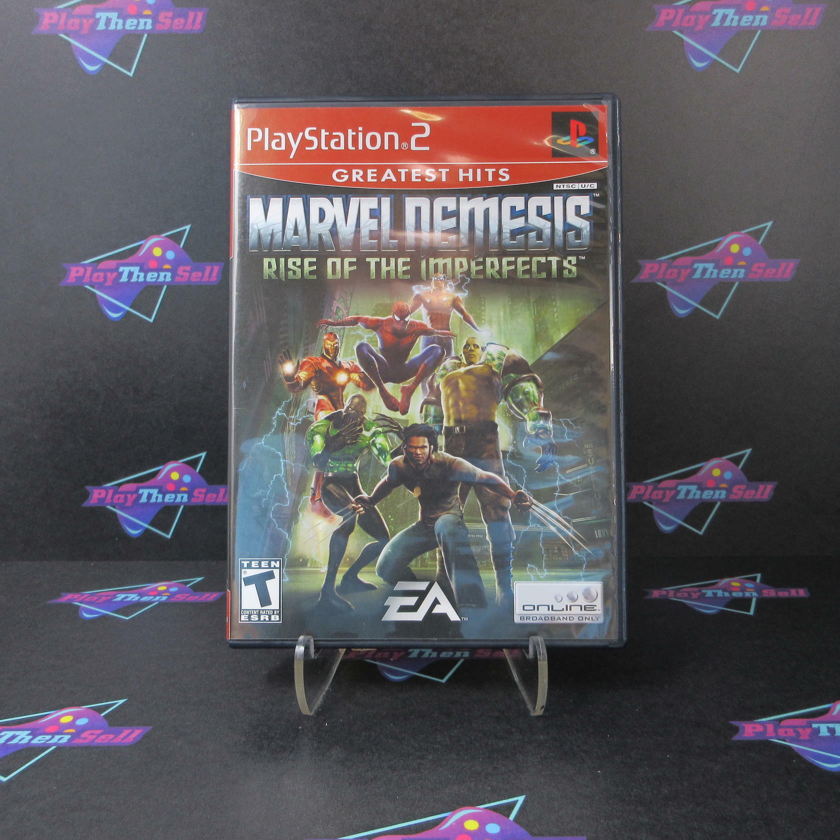 Marvel Nemesis Rise of the Imperfects PS2 PlayStation 2 GH Complete - Excellent