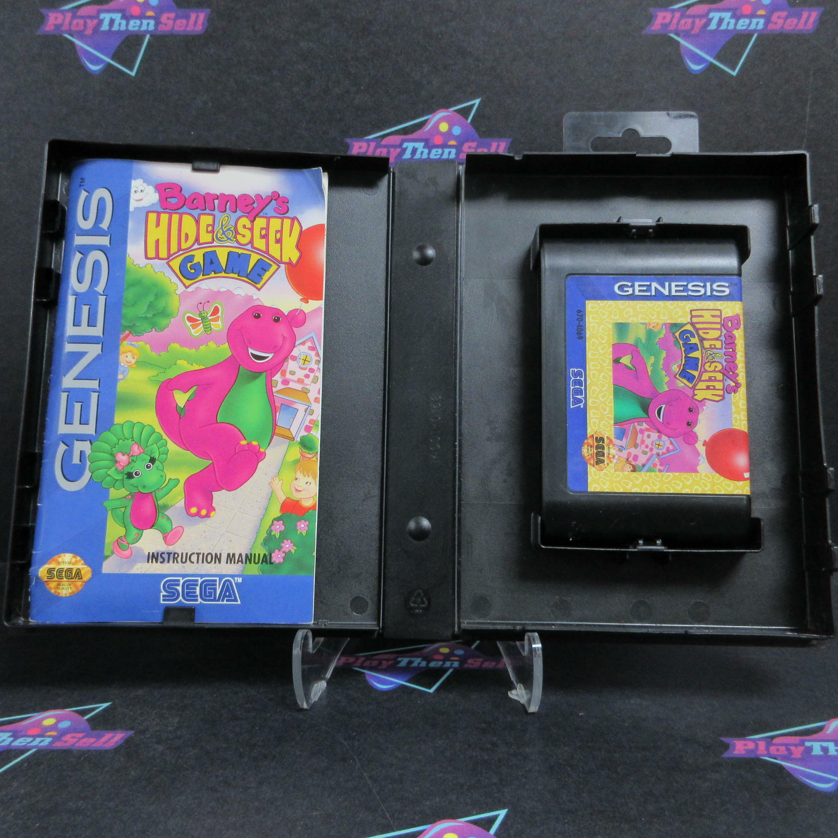 Barney's Hide & Seek Game Sega Genesis Complete - Refurbished