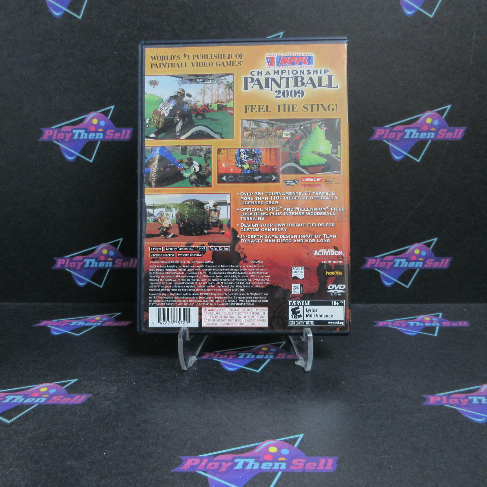 NPPL Championship Paintball 09 PS2 PlayStation 2 Complete - Excellent
