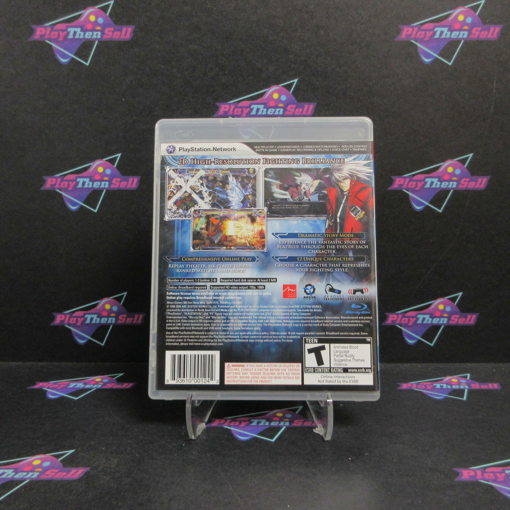 BlazBlue Calamity Trigger PS3 PlayStation 3 Complete - Very Good