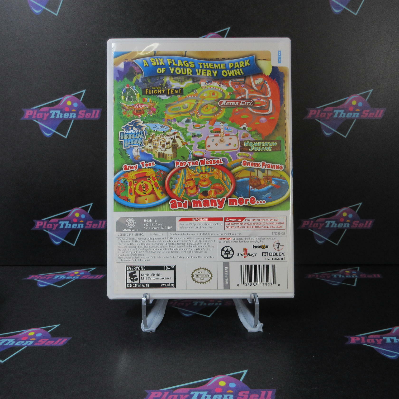 Six Flags Fun Park Nintendo Wii - Very Good