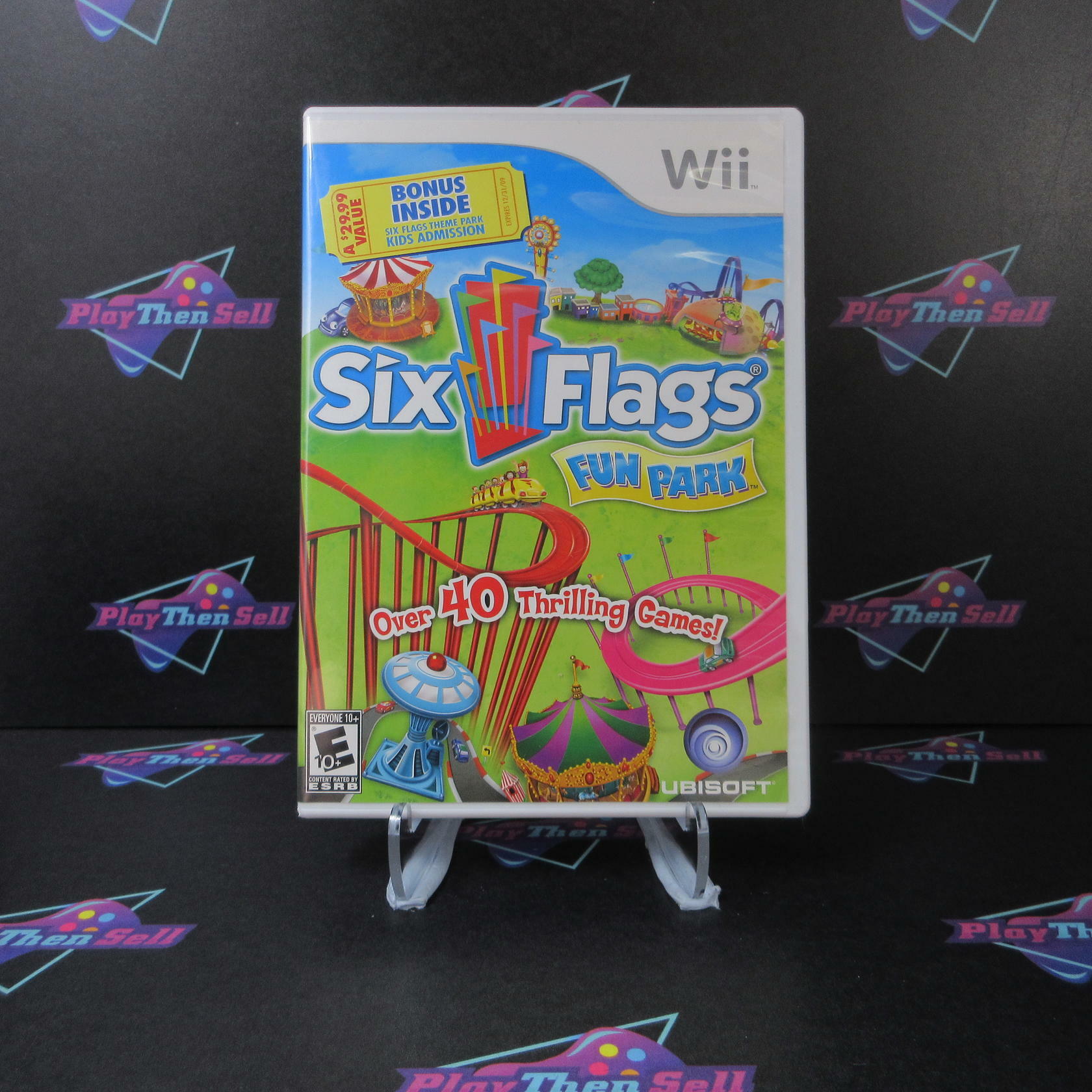 Six Flags Fun Park Nintendo Wii - Very Good