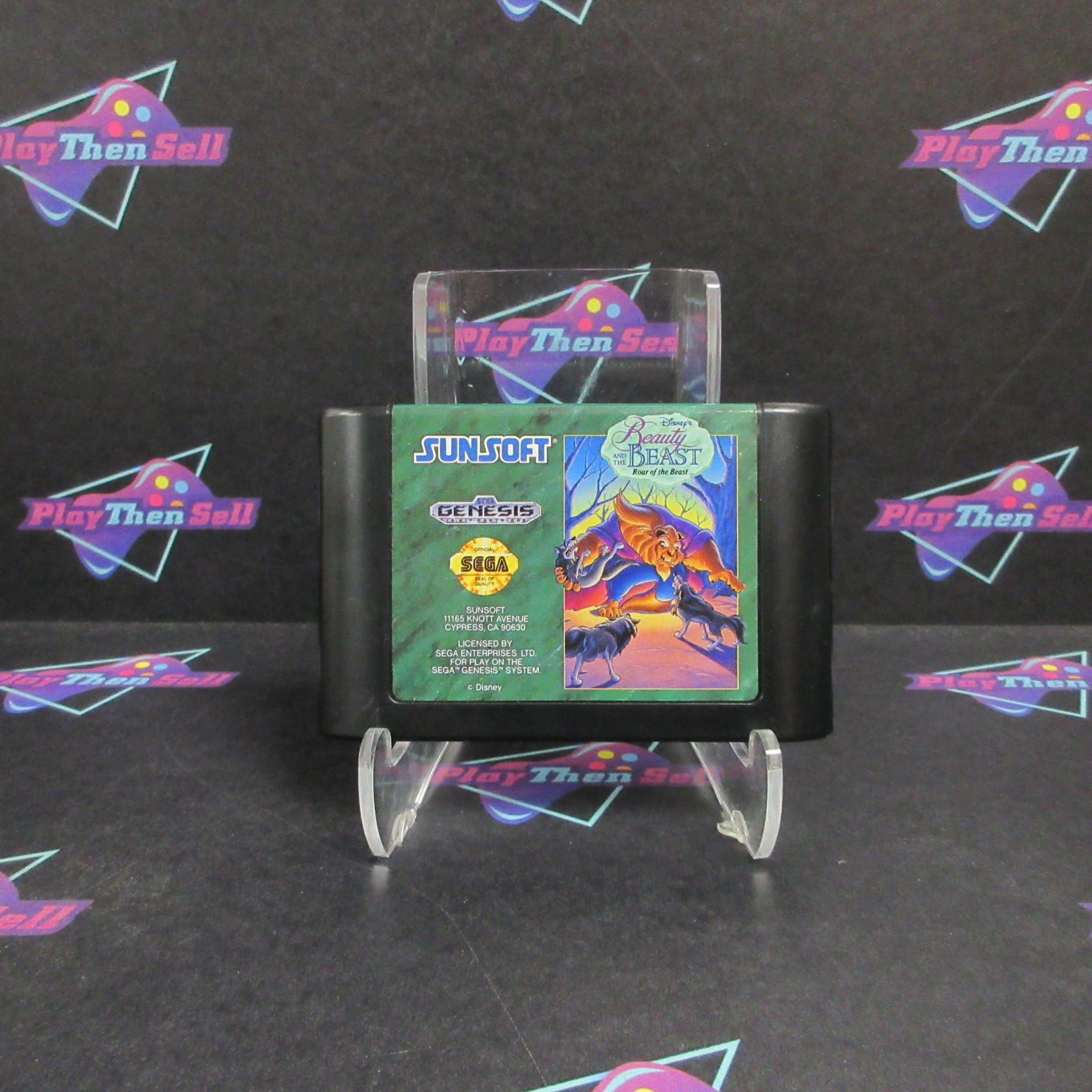 Beauty and the Beast Roar of the Beast Sega Genesis Complete - Refurbished