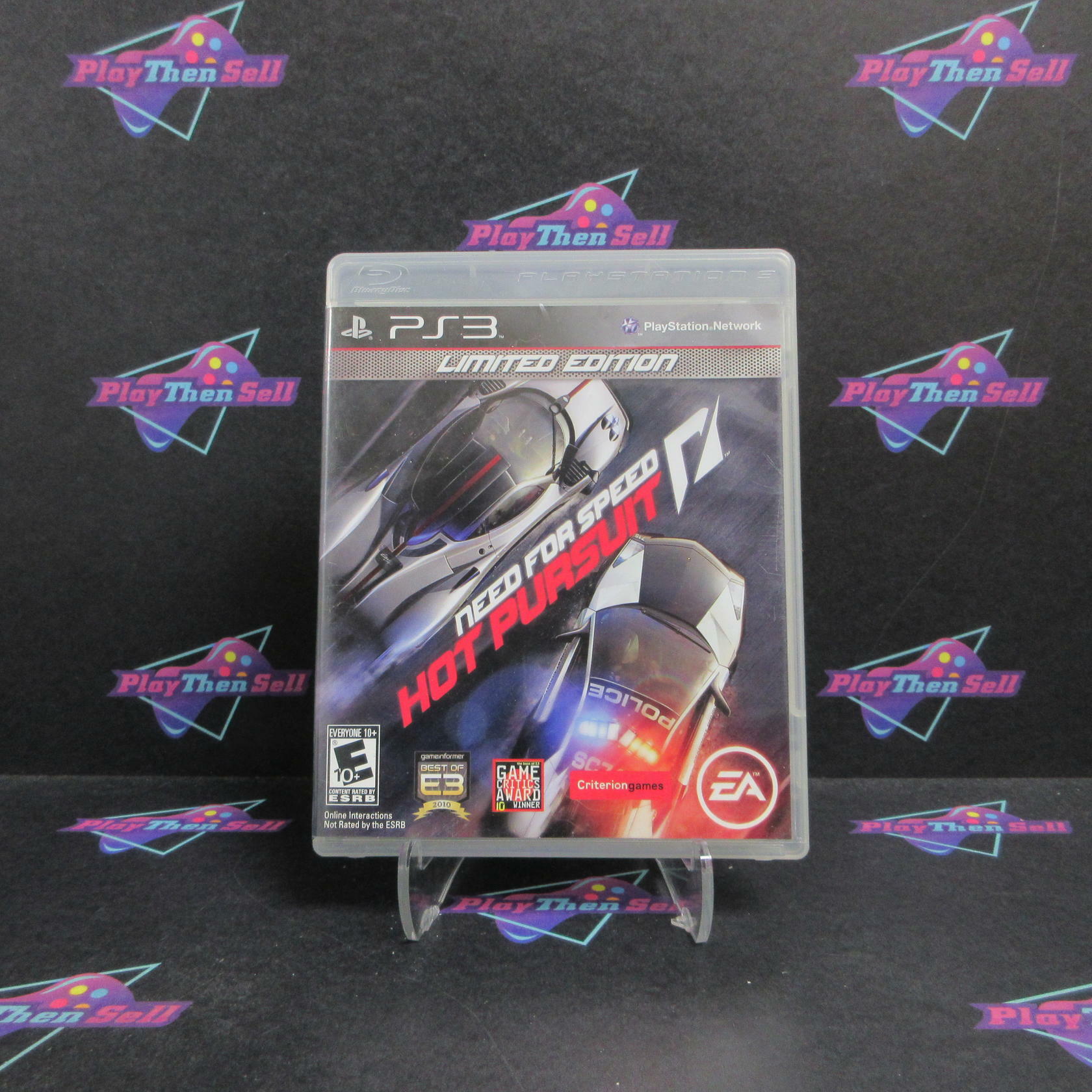 Need for Speed Hot Pursuit Limited Edition PS3 PlayStation 3 CIB - Very Good