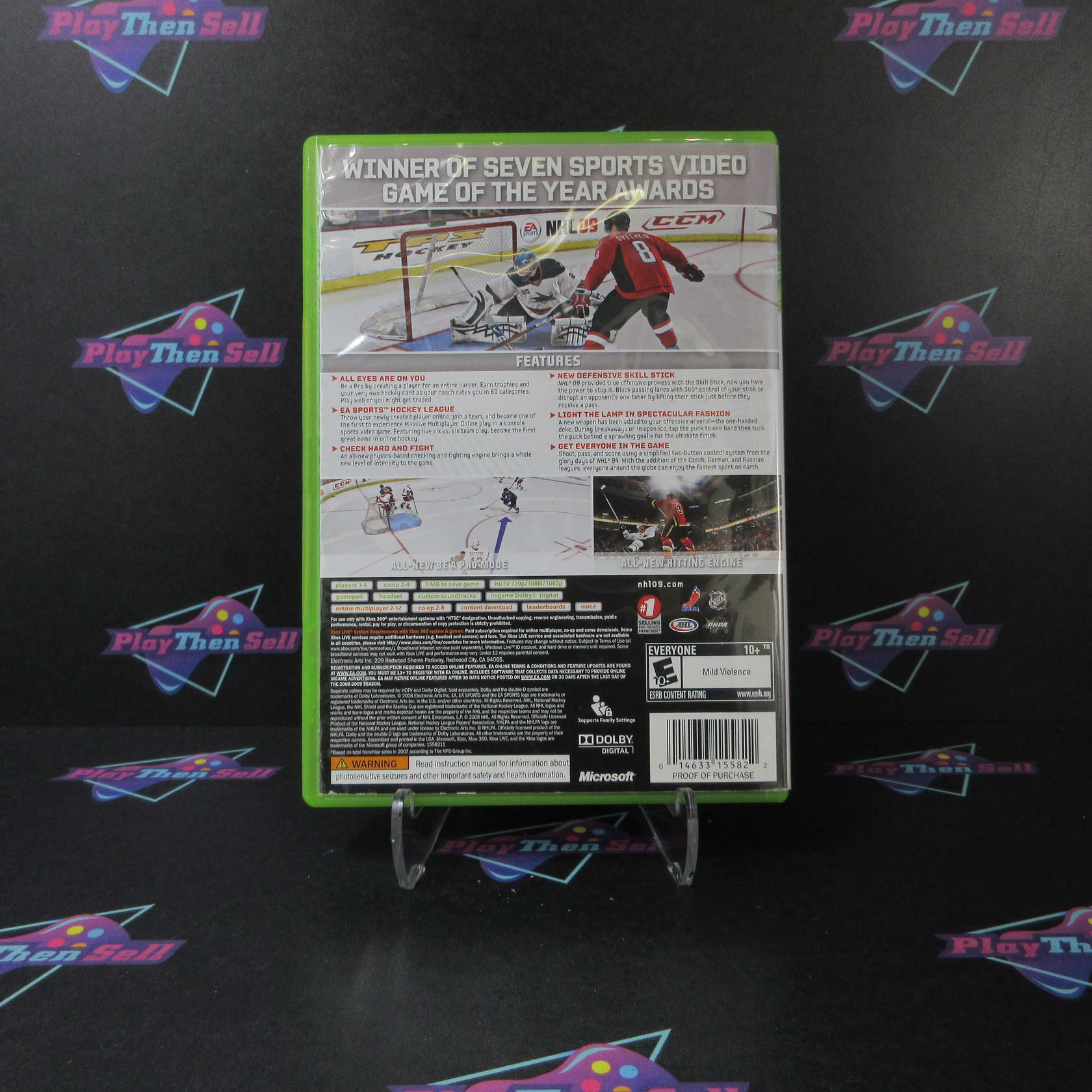 NHL 09 Xbox 360 Complete - Very Good